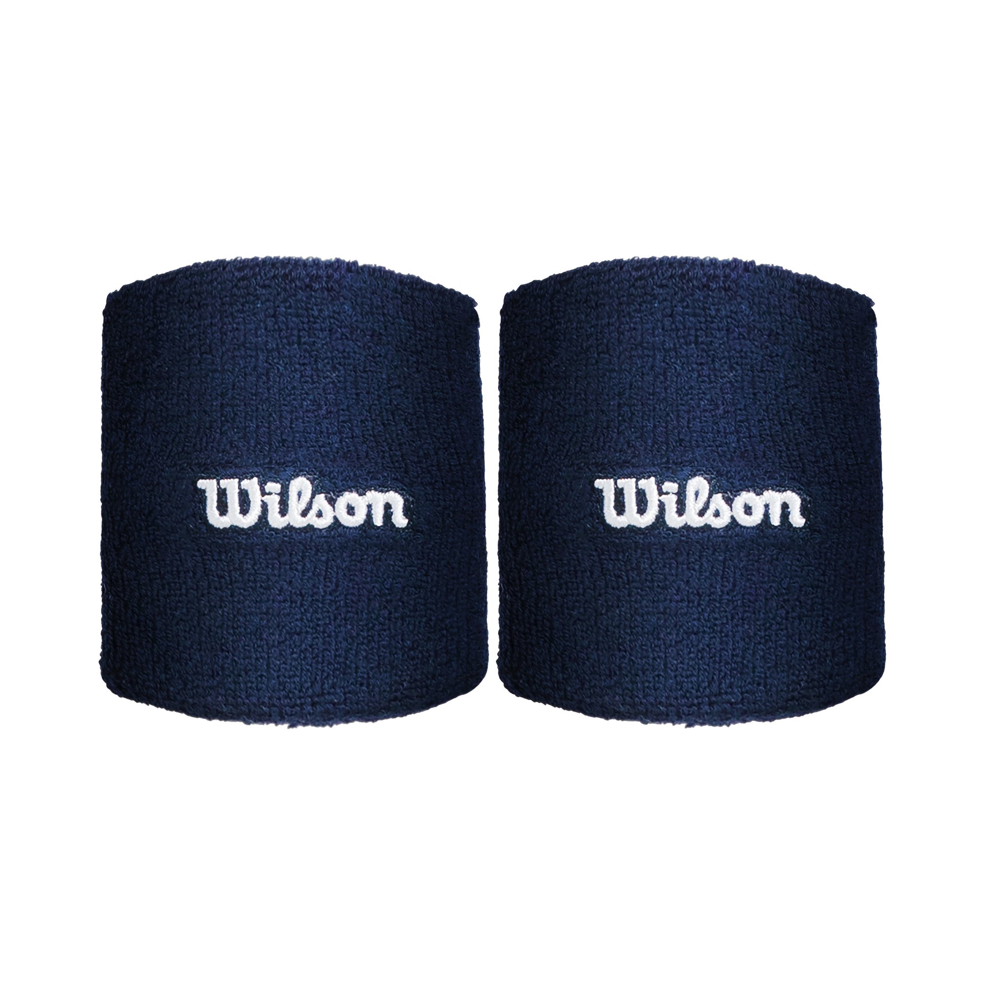 Wilson Terry Logo Zweetband kort - donkerblauw