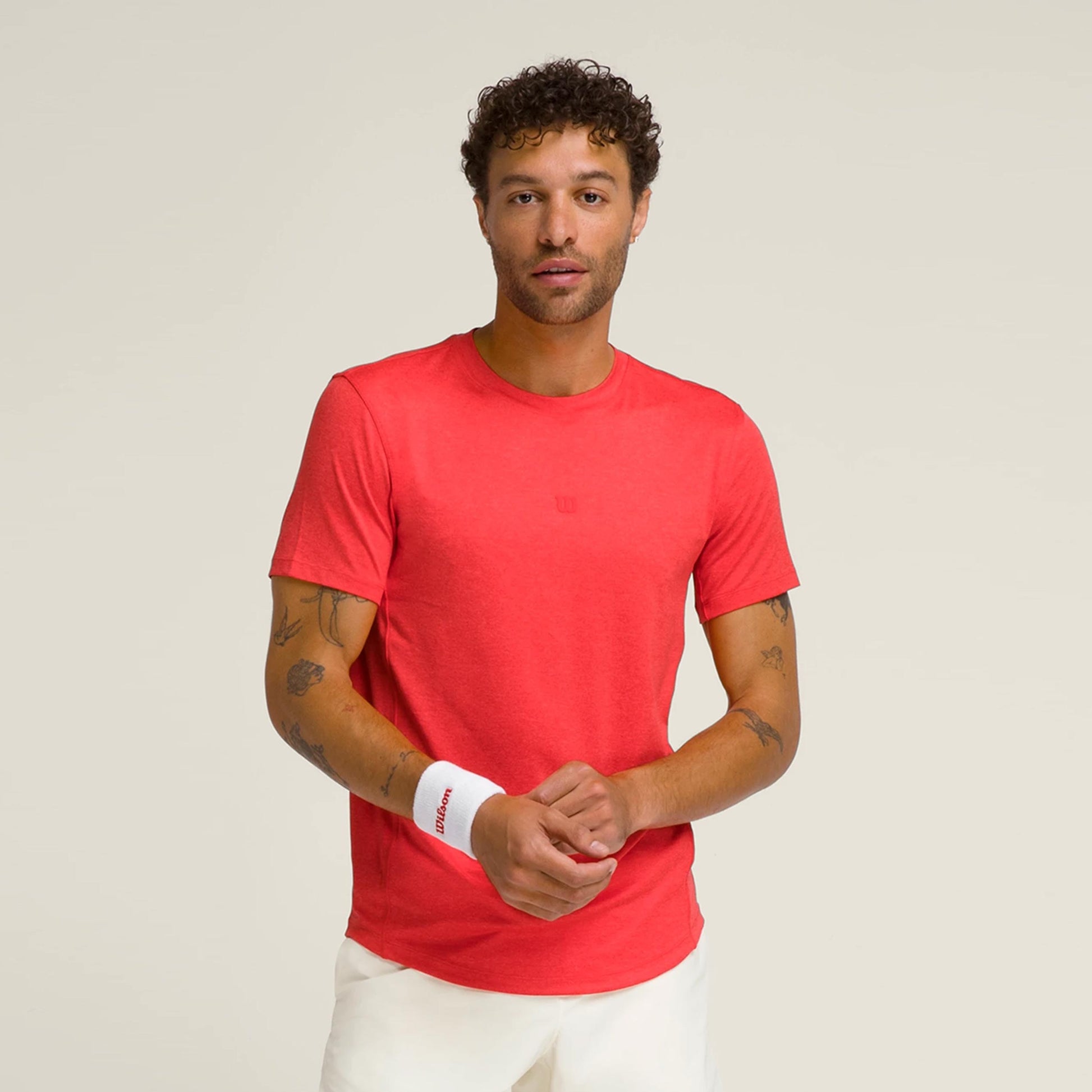 Wilson Everyday Performance T-shirt Heren-Rood