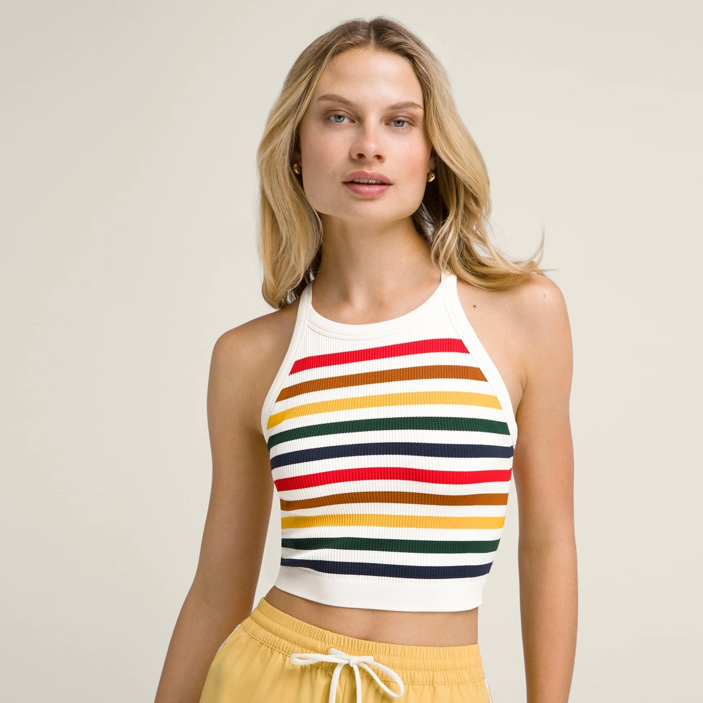 Wilson On The Daily Brami Tanktop Dames-Crème,Veelkleurig
