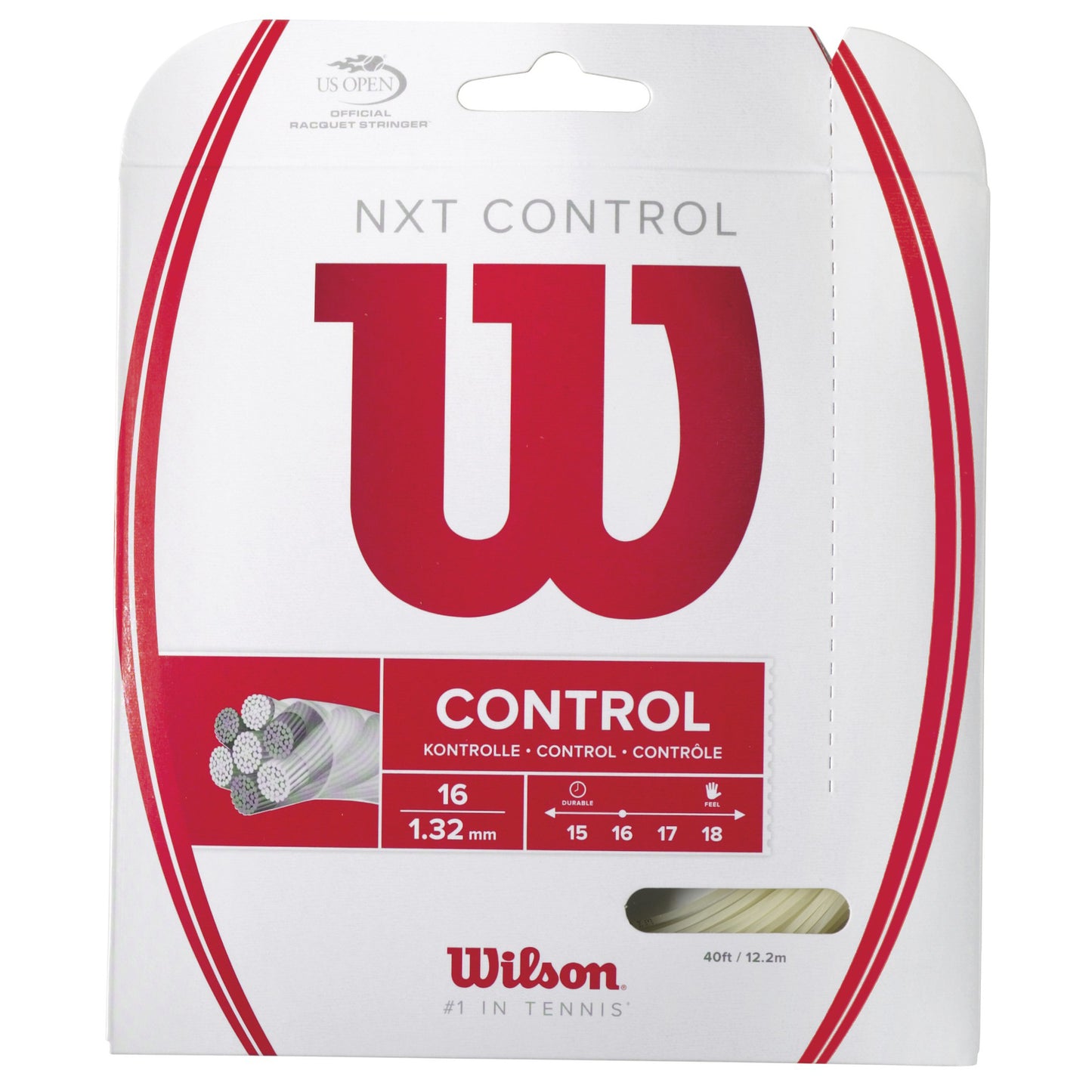Wilson NXT Control Set Snaren 12,2m-Natuurlijke Kleuren