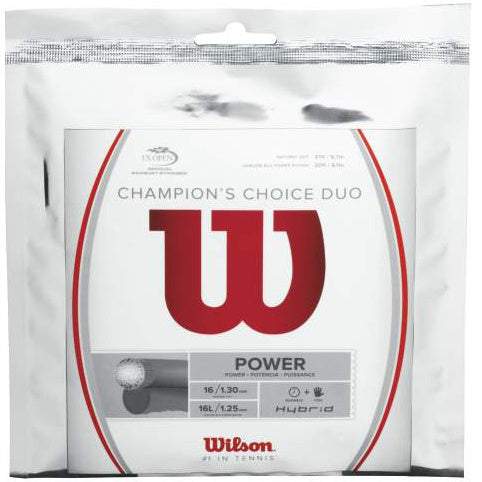 Wilson Champions Choice Duo, silber Set snaren 12,2m - zilver
