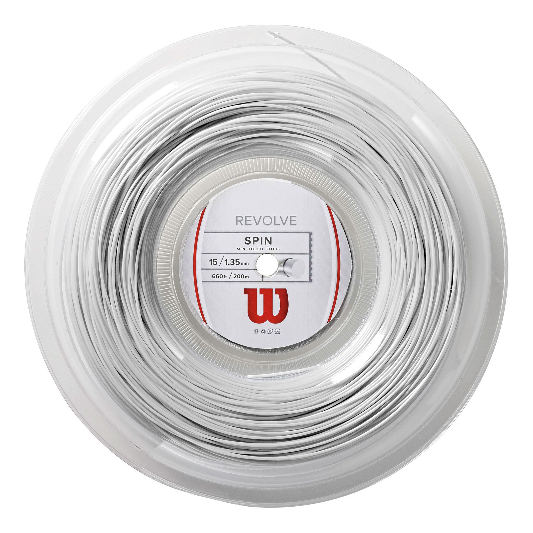Wilson Revolve Rol Snaren 200m-Wit
