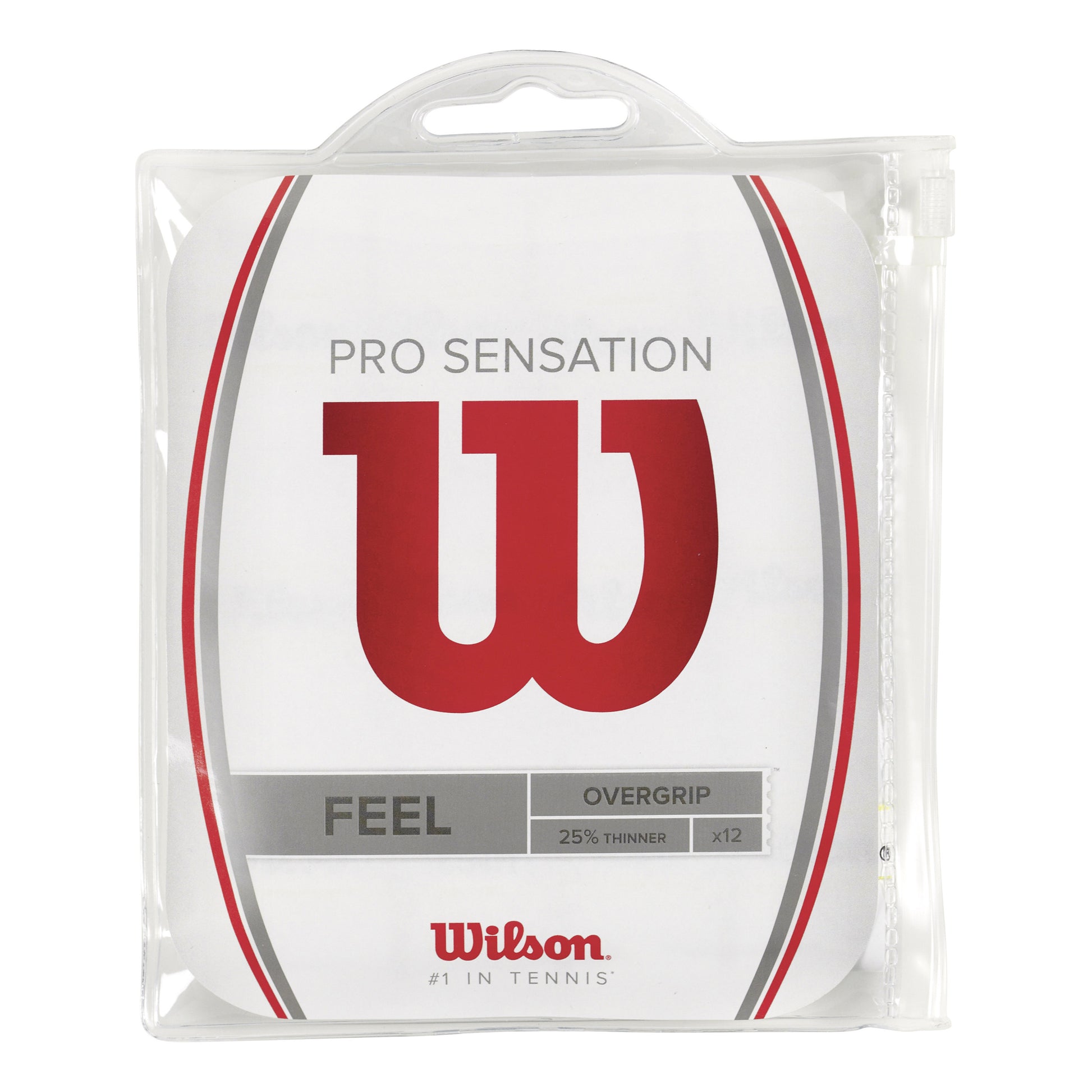 Wilson Pro Overgrip Sensation Verpakking 12 Stuks-Wit