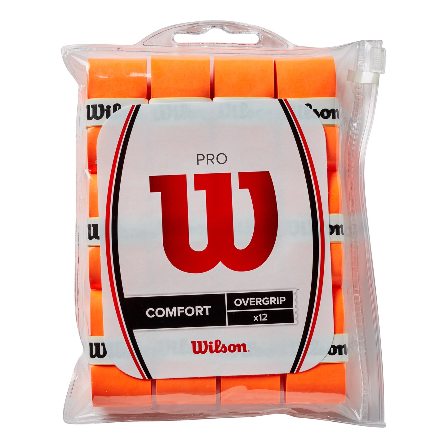Wilson Burn Pro Overgrip Verpakking 12 Stuks-Oranje