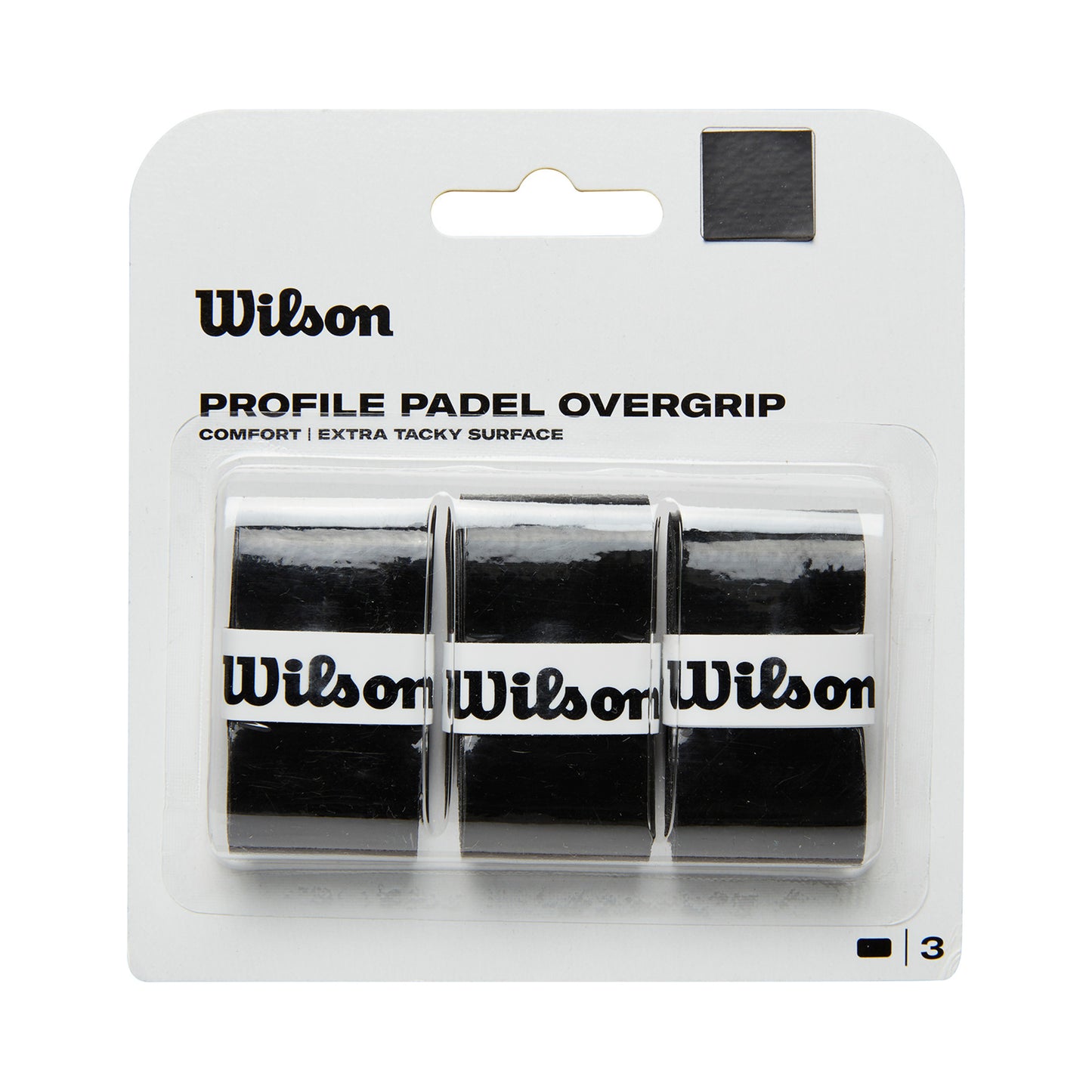 Wilson Profile Verpakking 3 Stuks-Zwart