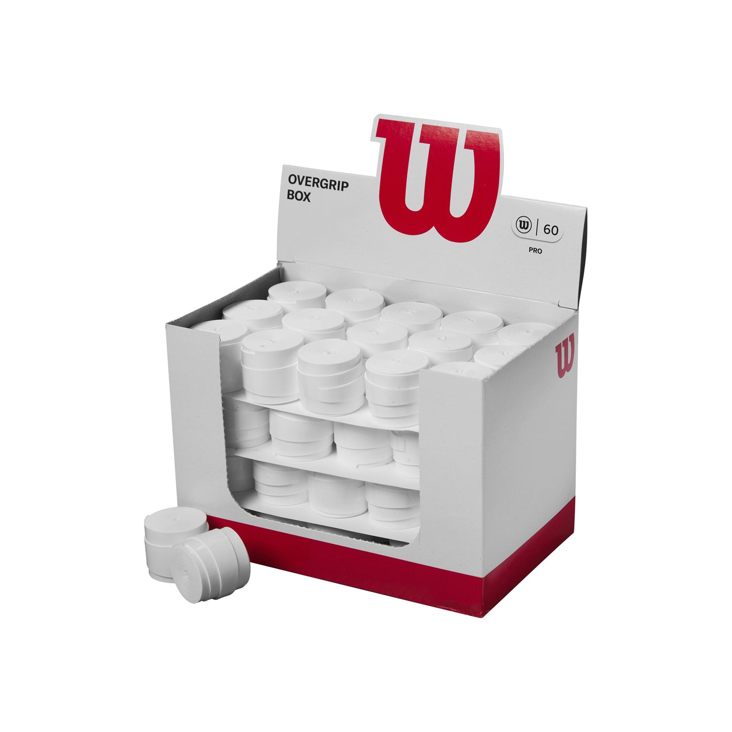 Wilson Pro Overgrip Verpakking 60 stuks - wit