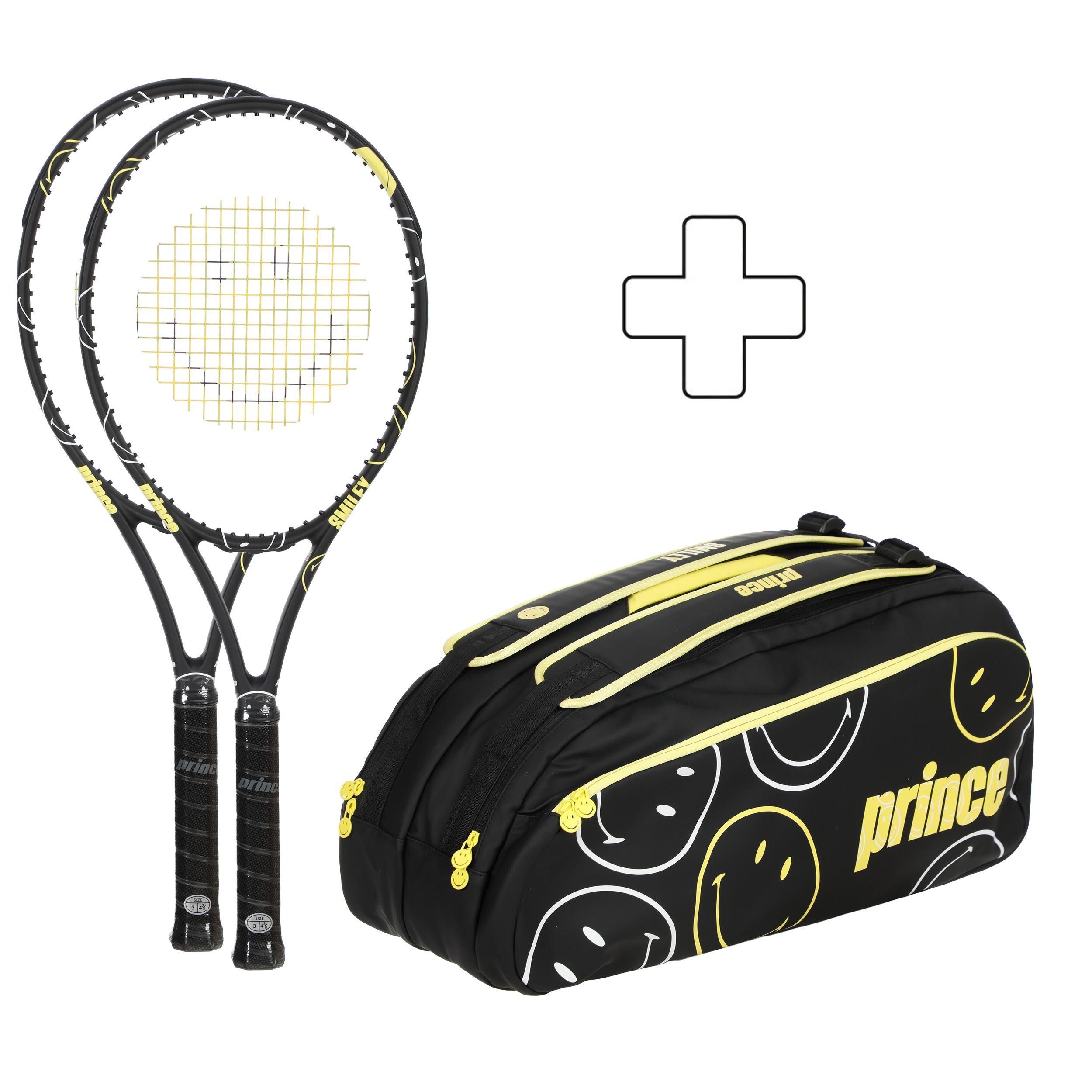 2x Beast Beast 100 (280g) Smiley Edt. Plus rackettas | Tennis-Point