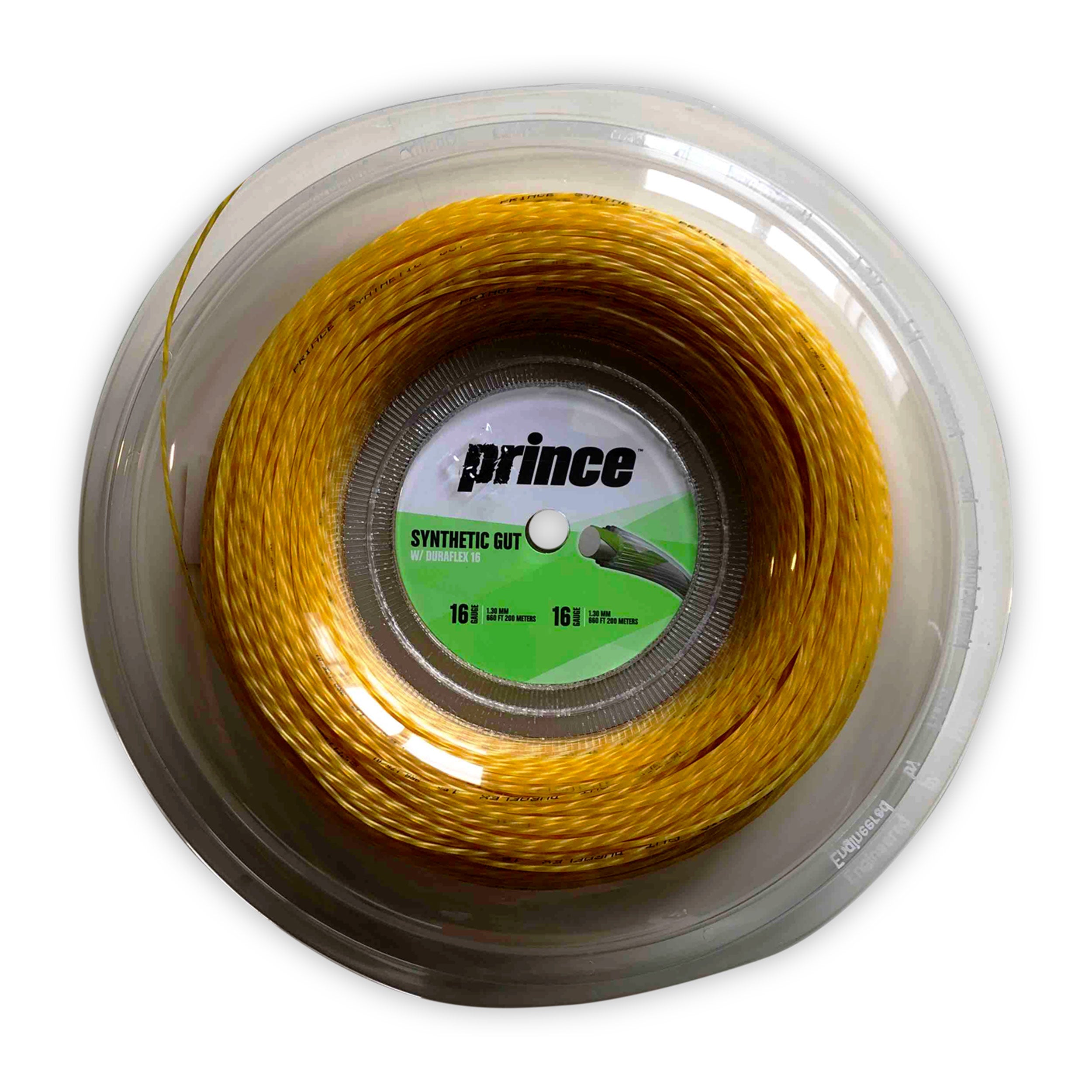 Prince Synthetic Gut Duraflex Rol Snaren 200m-Goud