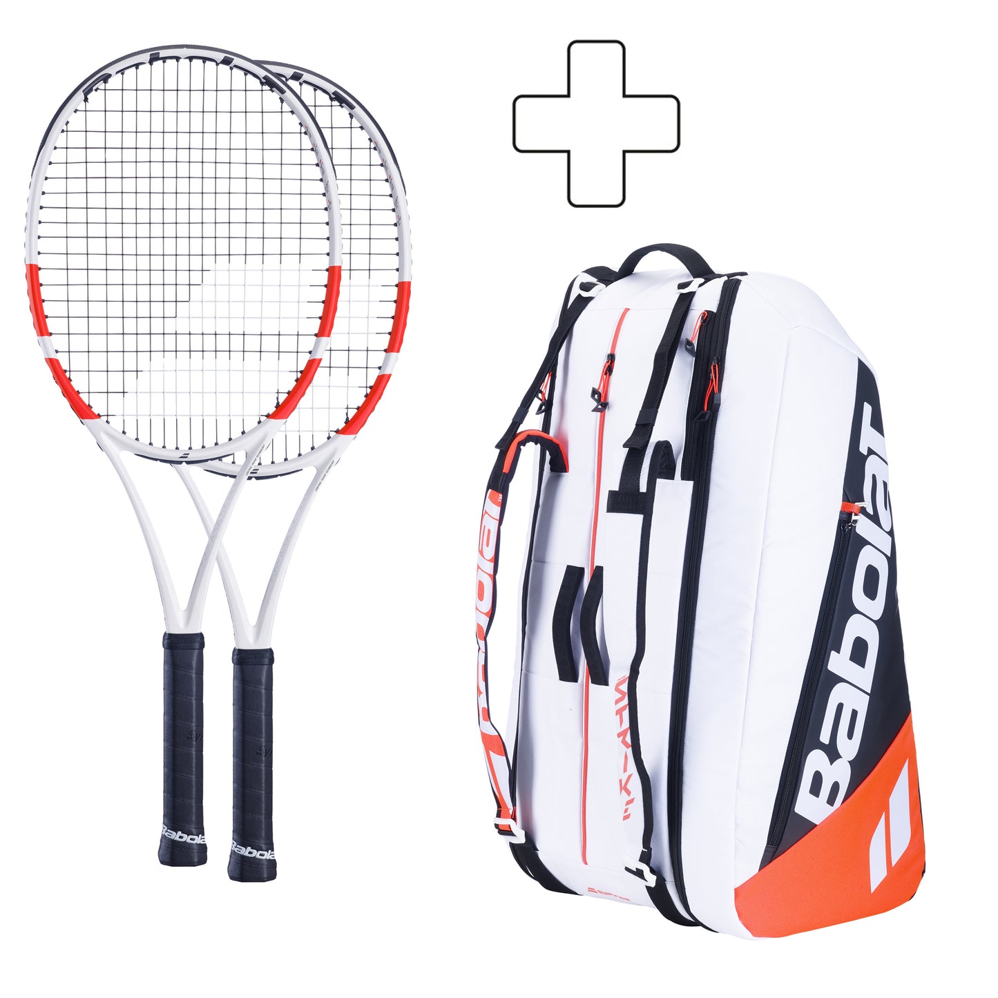 Babolat 2x 100 16x20 Plus rackettas