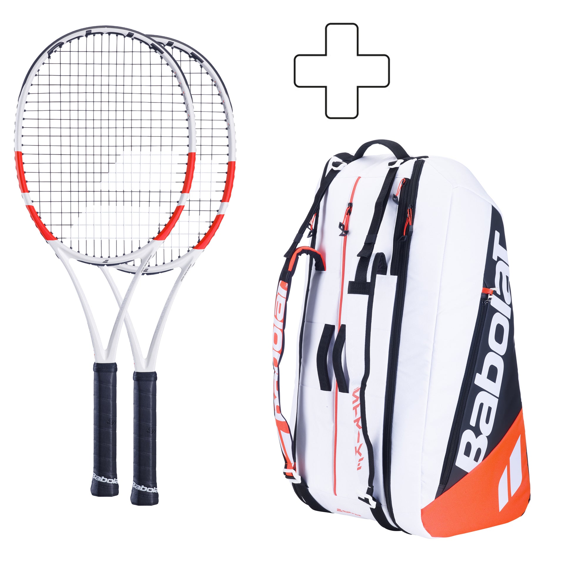 Babolat 2x 100 16x20 Plus rackettas