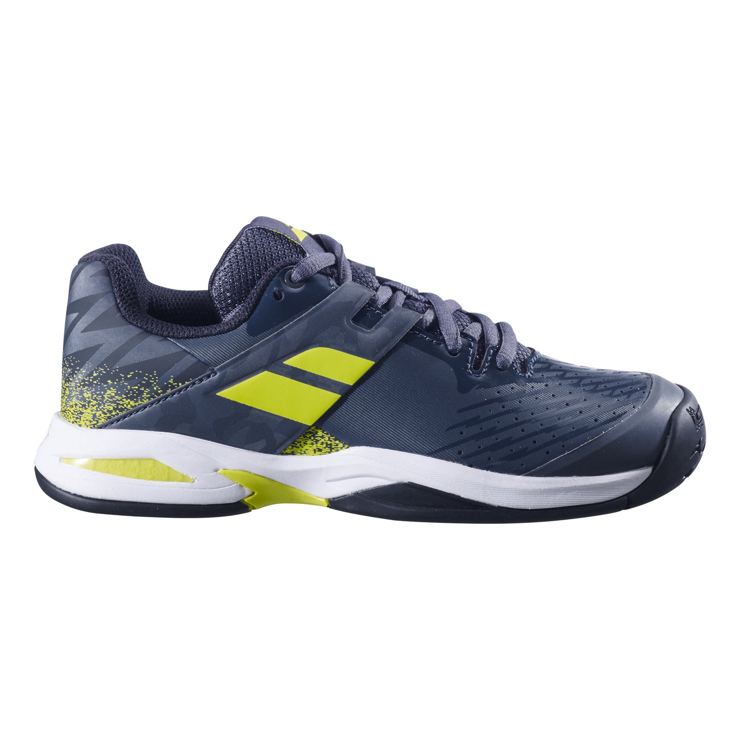 Babolat Propulse Allcourt schoen Kinderen - donkerblauw, neongroen
