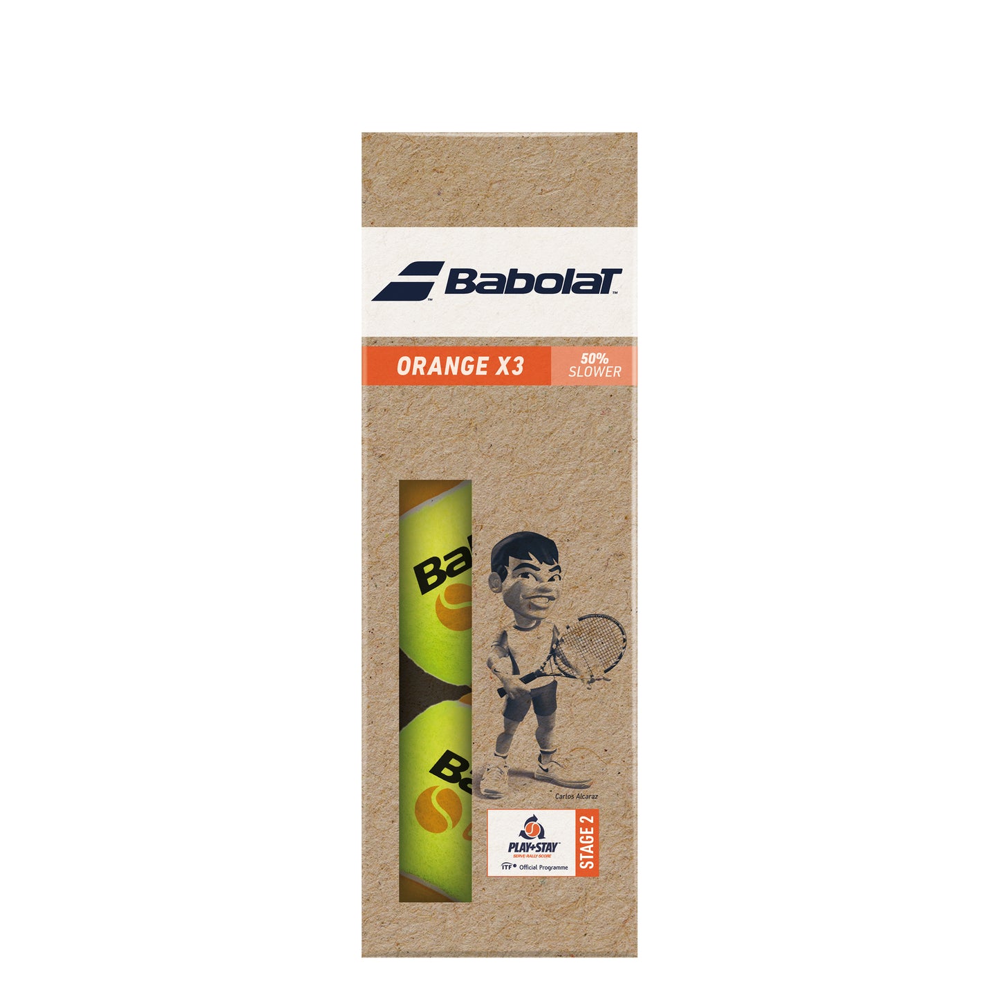 Babolat Orange (Stage 2) Verpakking 3 Stuks