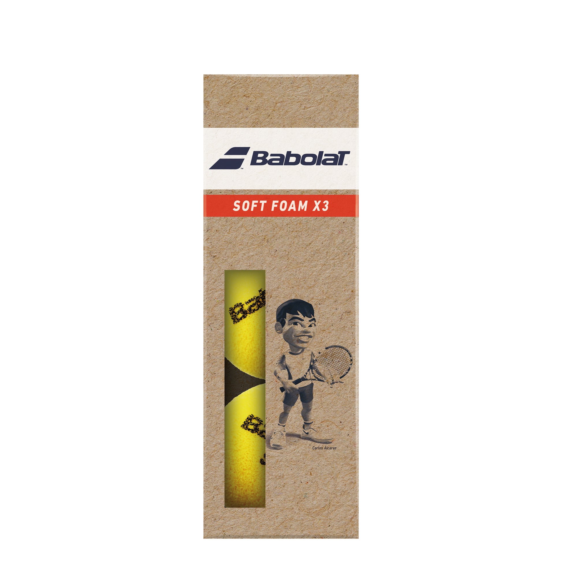 Babolat Soft Foam Zak Met 3 Stuks