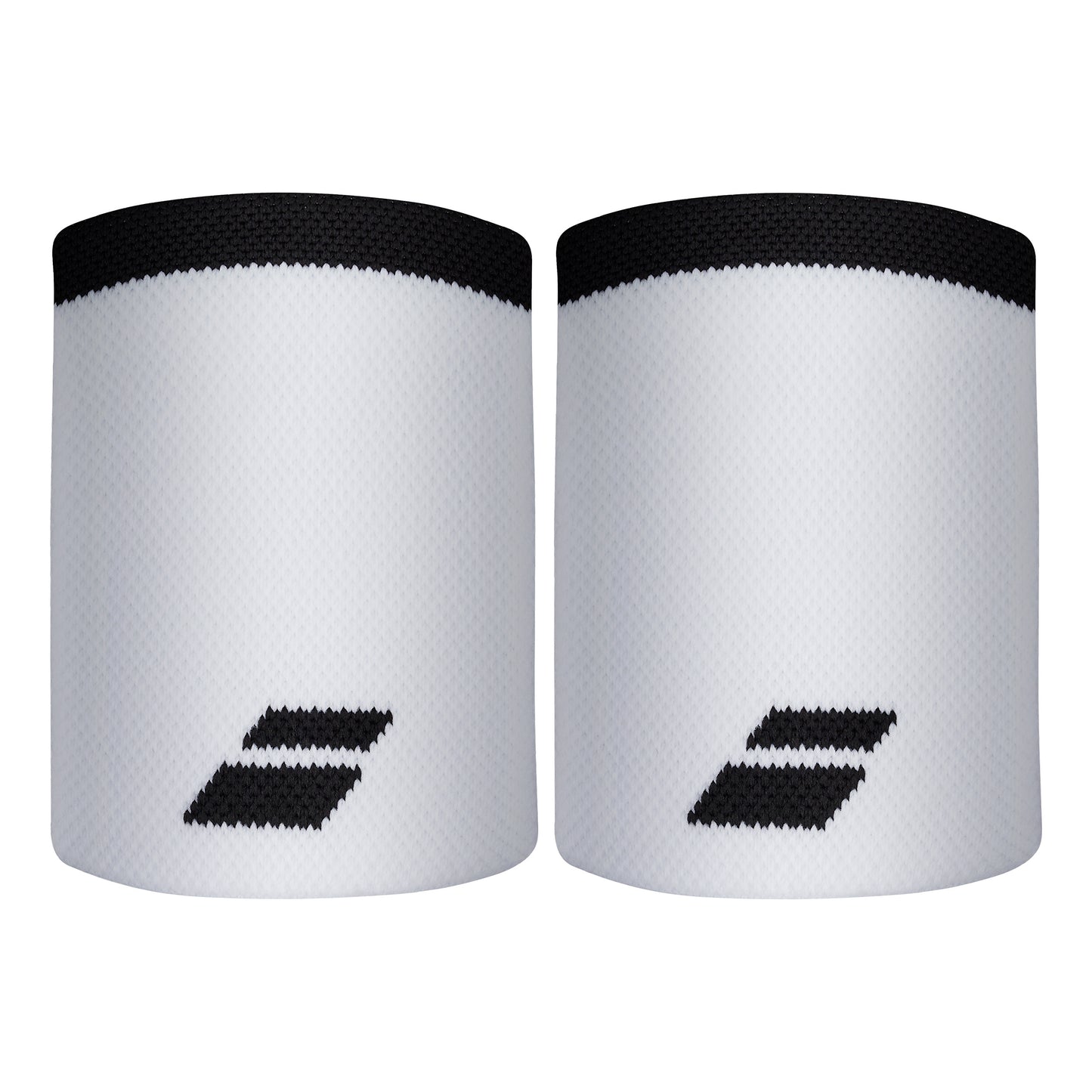Babolat Logo Zweetband lang - wit, zwart