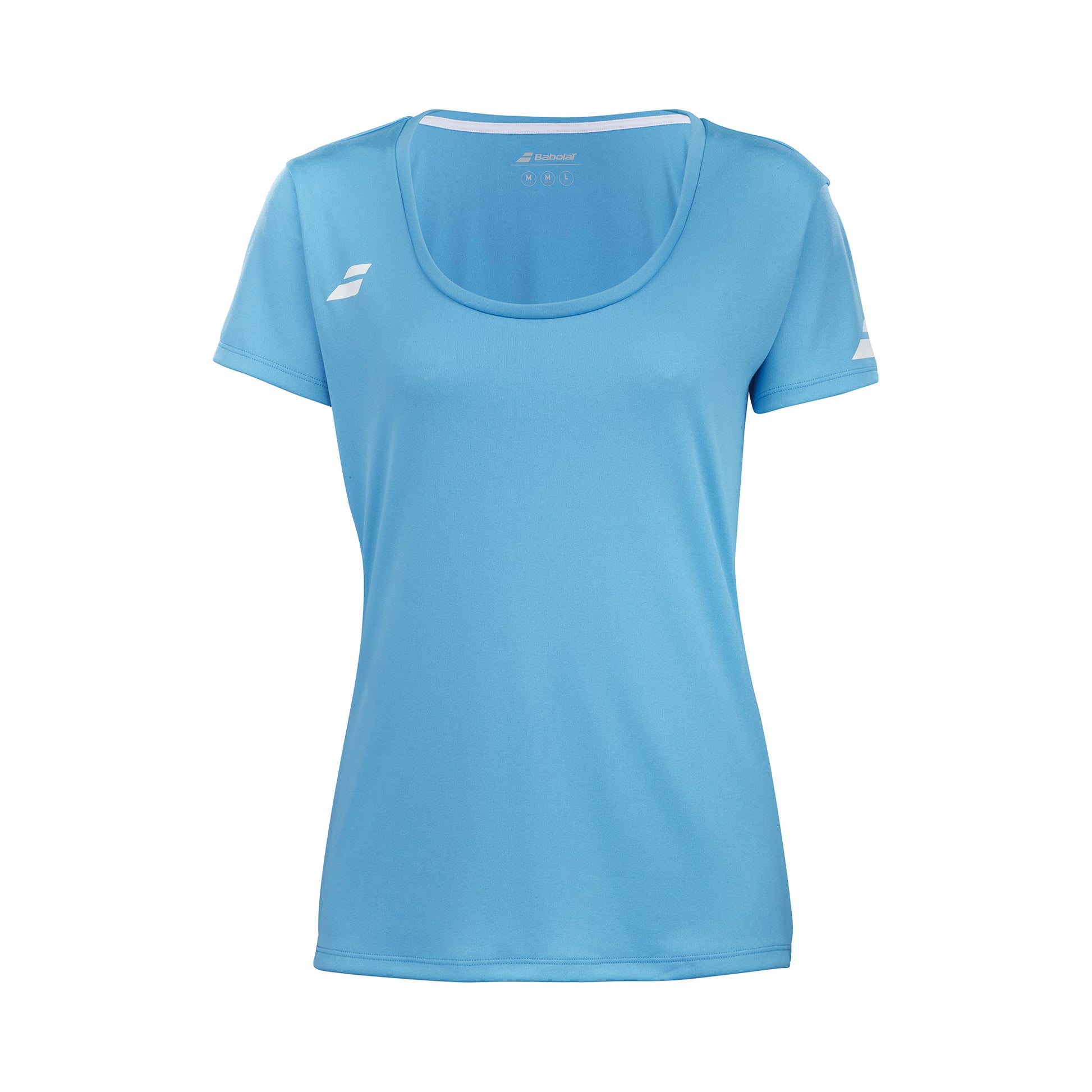 Babolat Play Cap Sleeve T-shirt Meisjes-Blauw,Wit