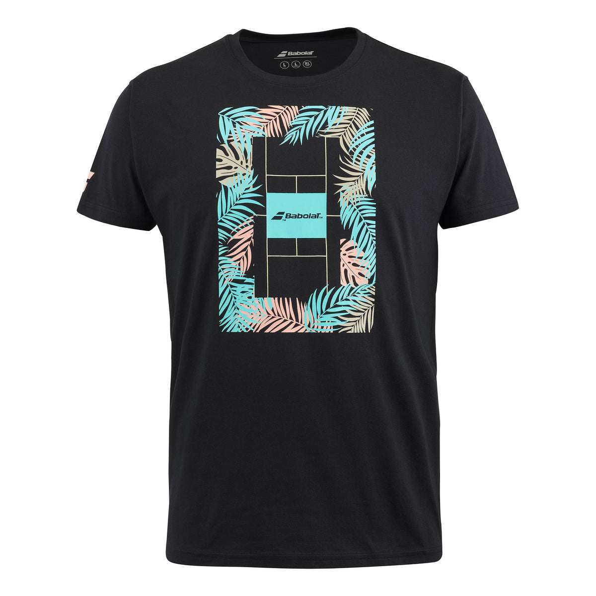 Babolat Exercise Message T-shirt Heren - zwart,