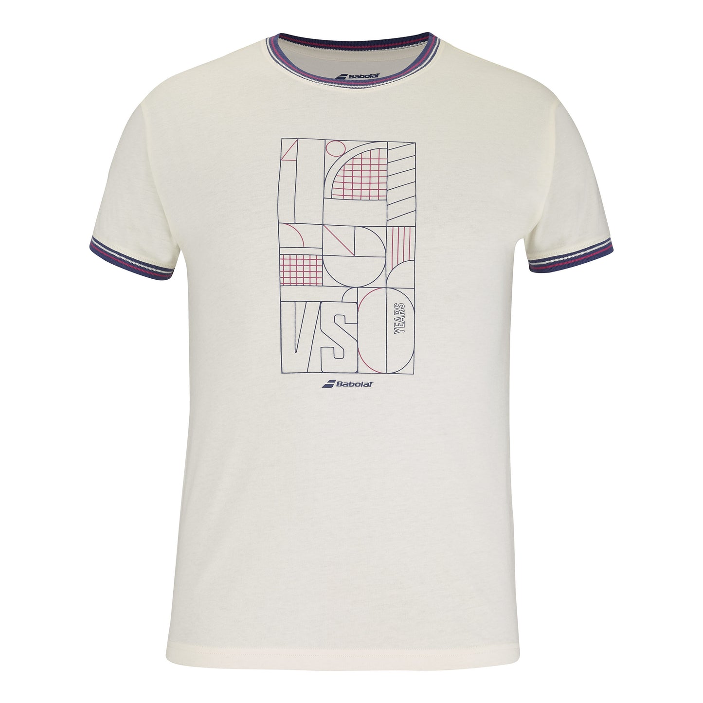 Babolat Exercise T-shirt Heren - crème,