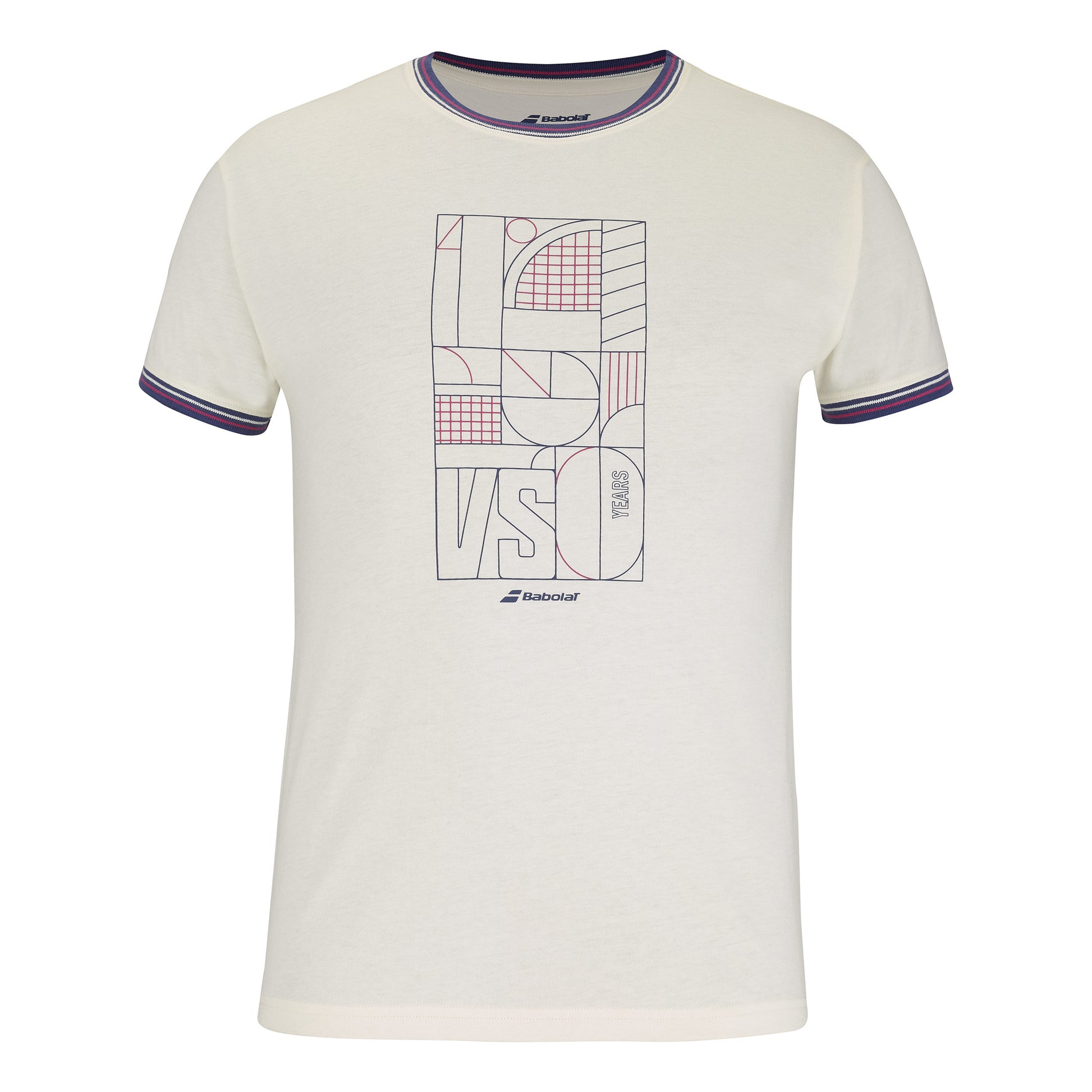 Babolat Exercise T-shirt Heren - crème,