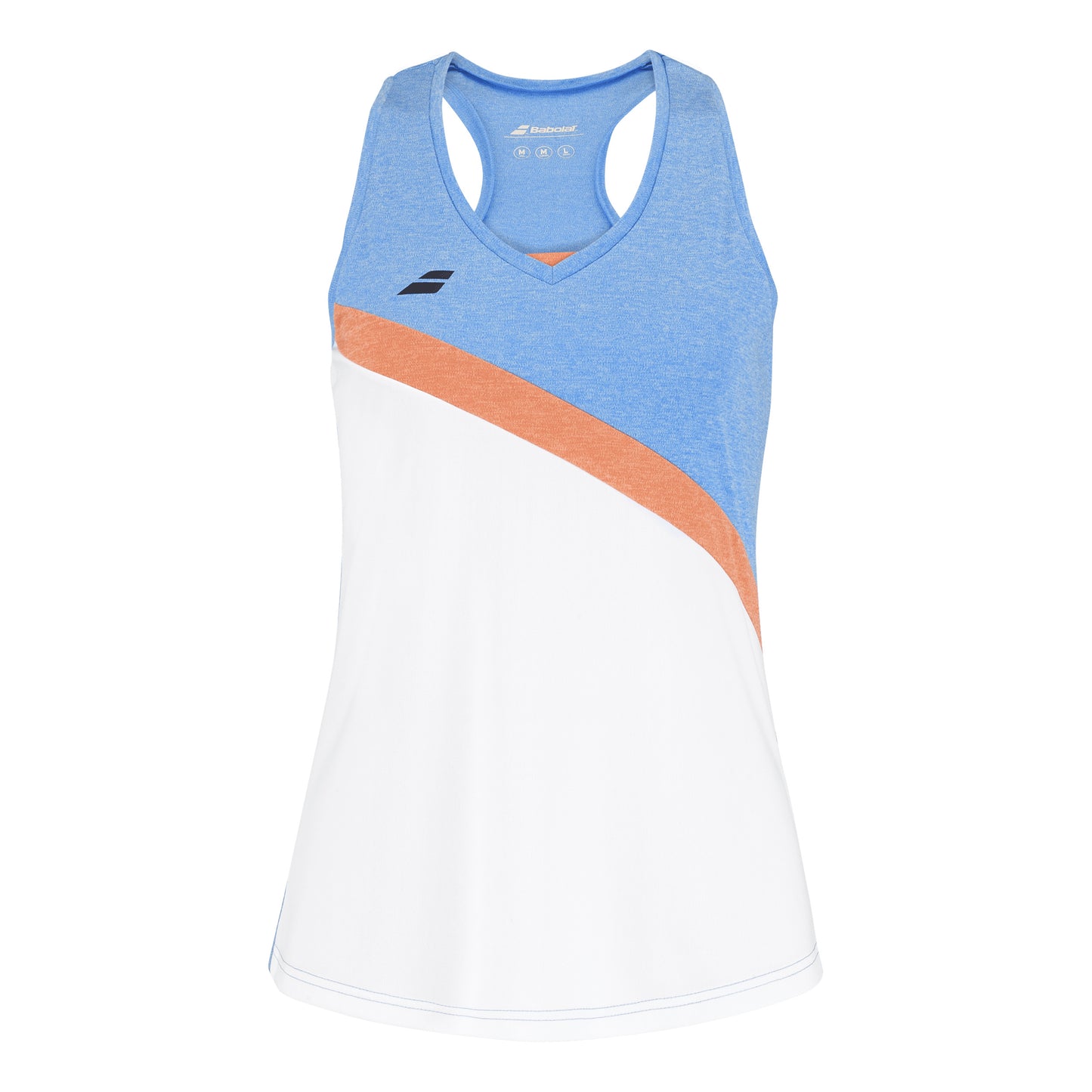 Babolat Play Tanktop Dames-Wit,Lichtblauw