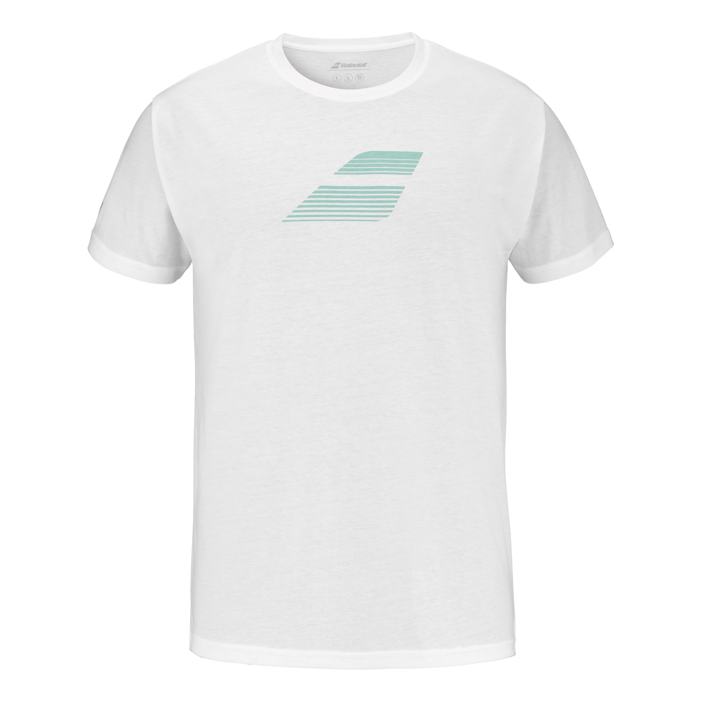 Babolat Exercise Big Flag T-shirt Heren-Wit