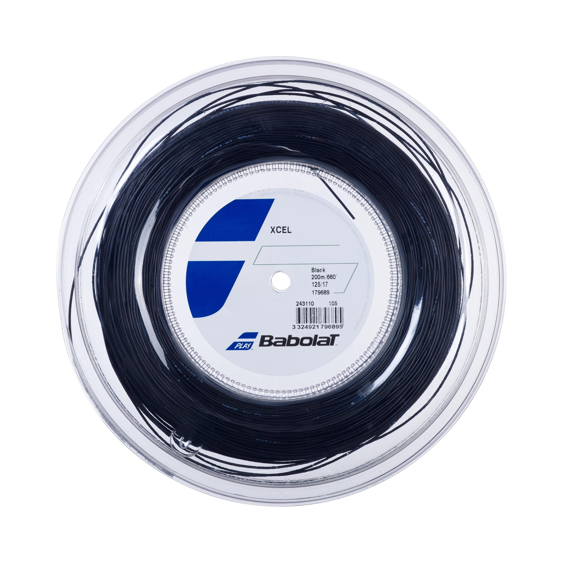Babolat Xcel Rol Snaren 200m-Zwart