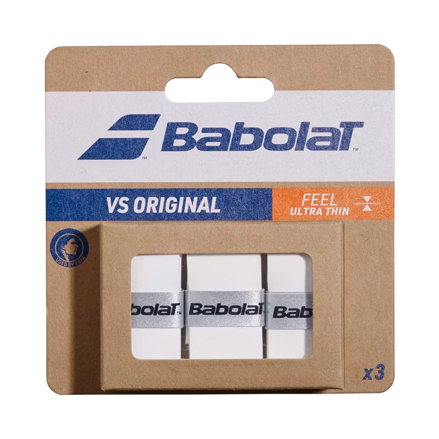 Babolat VS Grip Original Verpakking 3 Stuks-Wit