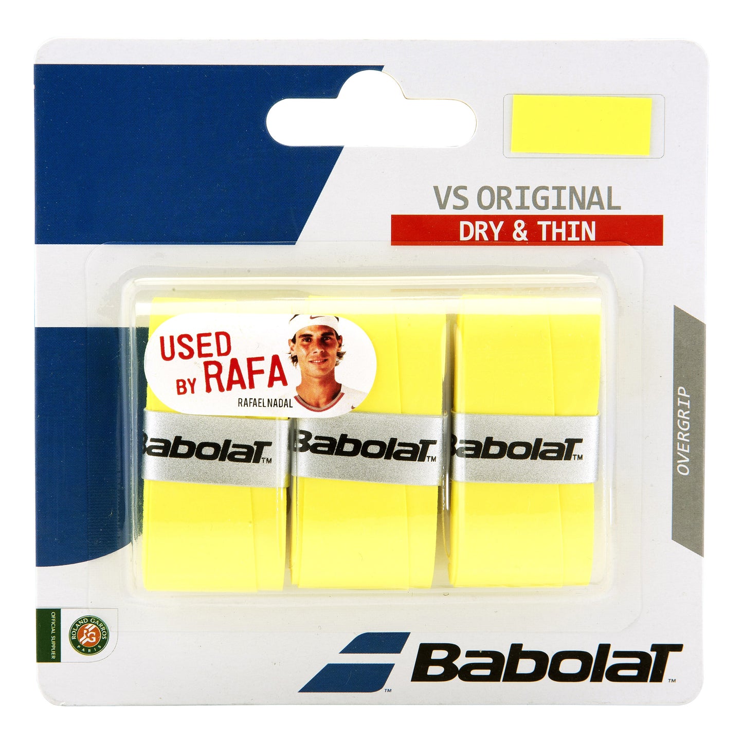 Babolat VS Grip Original Verpakking 3 stuks - geel