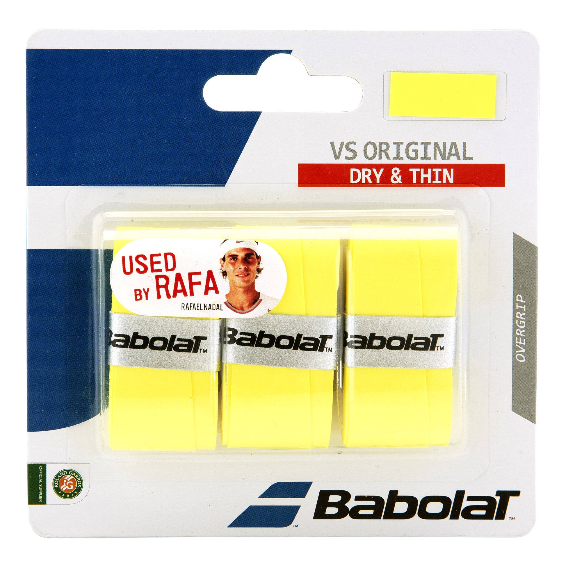 Babolat VS Grip Original Verpakking 3 stuks - geel