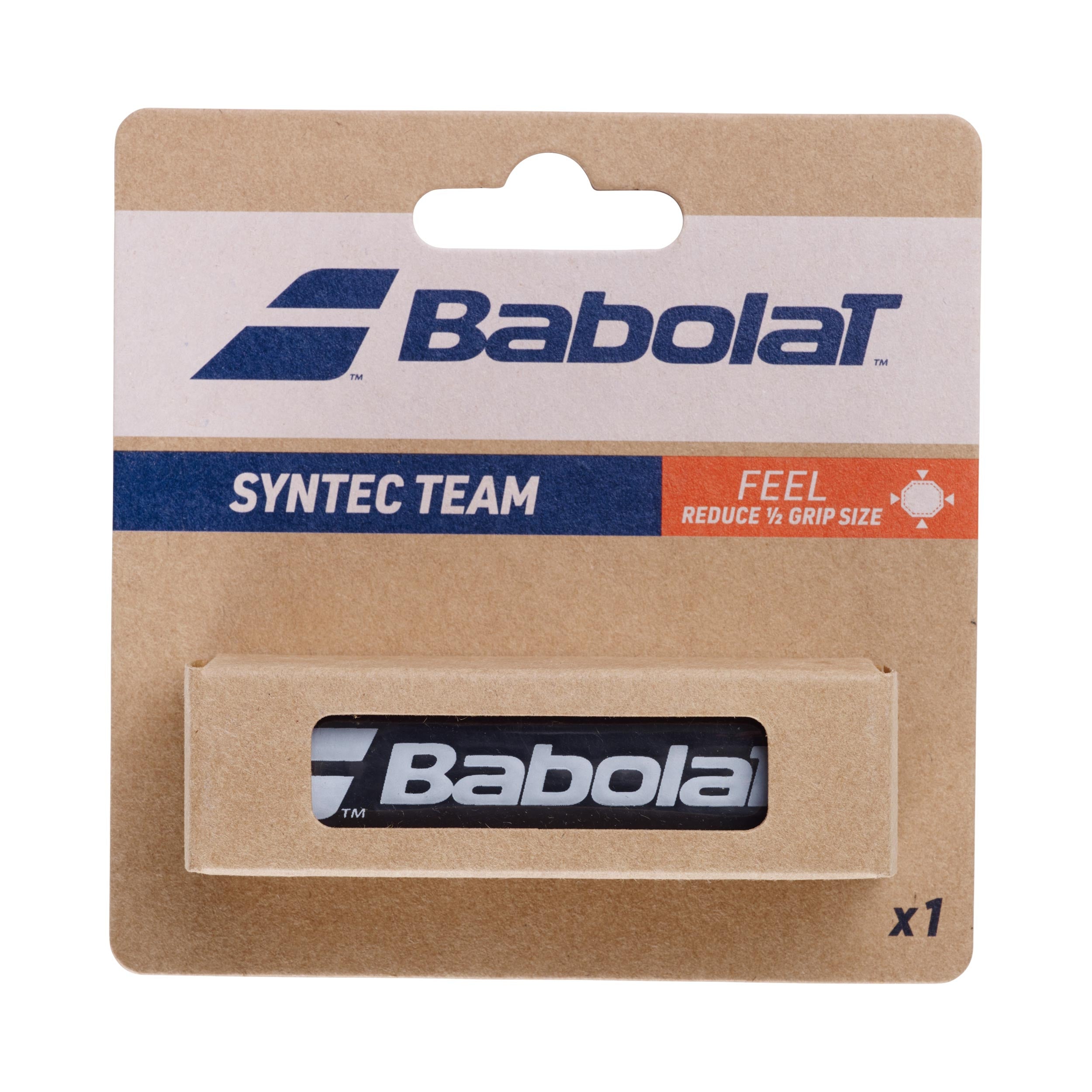 Babolat Team Syntec Team Verpakking 1 Stuk-Zwart