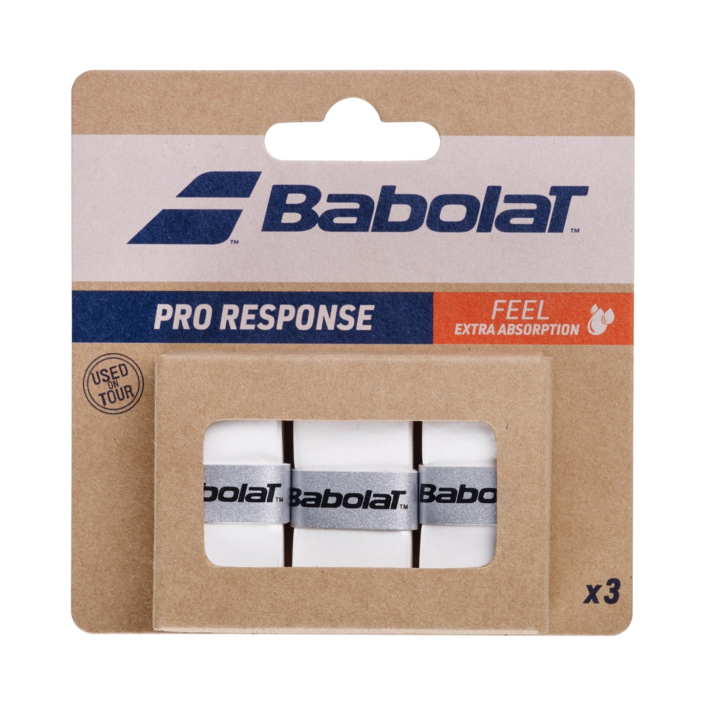 Babolat Pro Response Verpakking 3 Stuks-Wit
