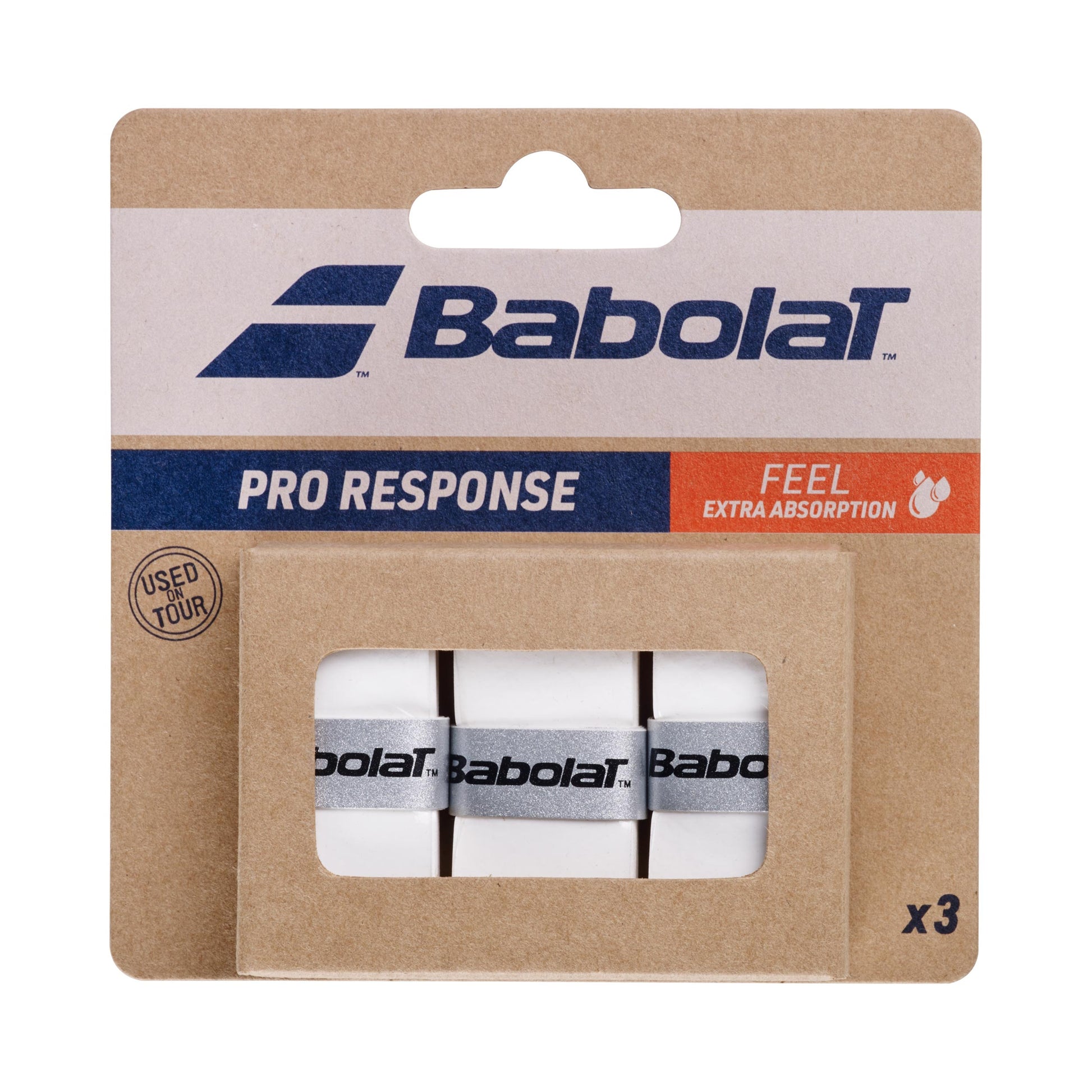 Babolat Pro Response Verpakking 3 Stuks-Wit