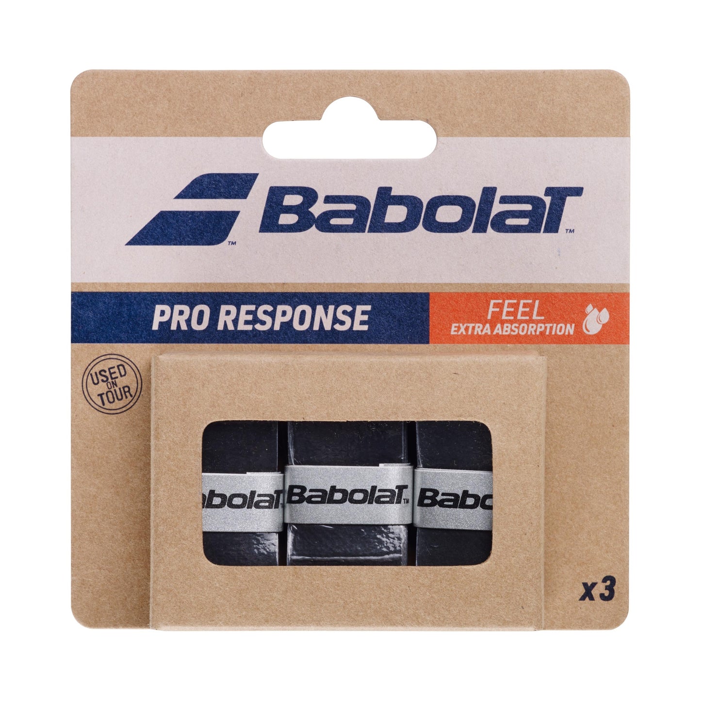 Babolat Pro Response Verpakking 3 Stuks-Zwart