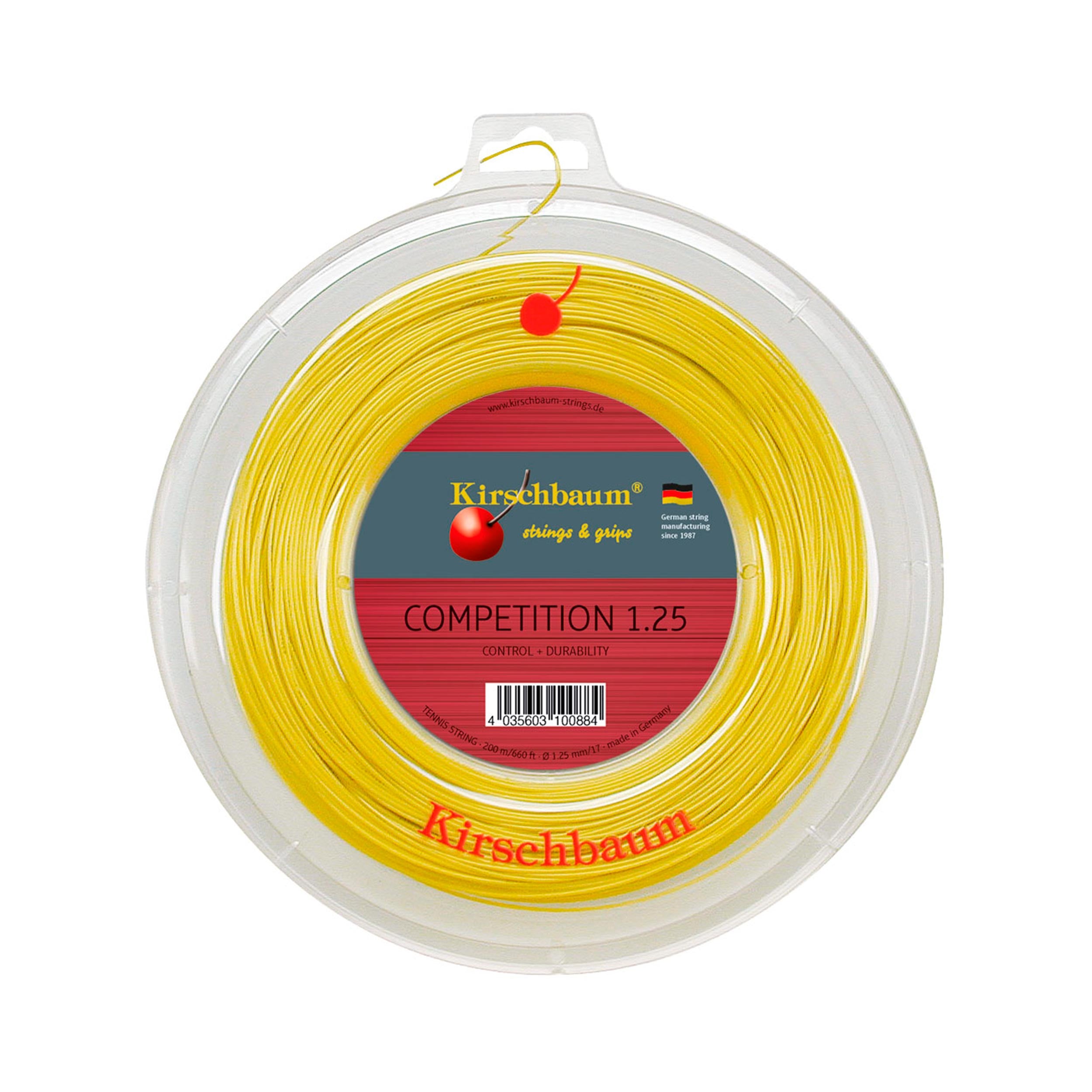 Kirschbaum Competition Rol Snaren 200m-Geel