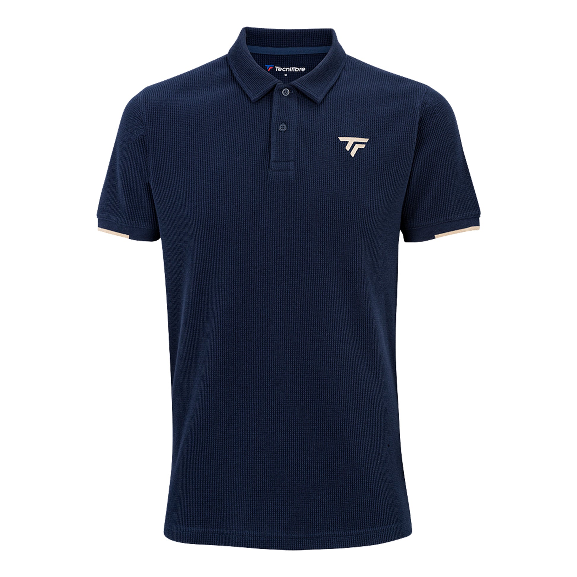 Tecnifibre Waffle Polo Heren-donkerblauw