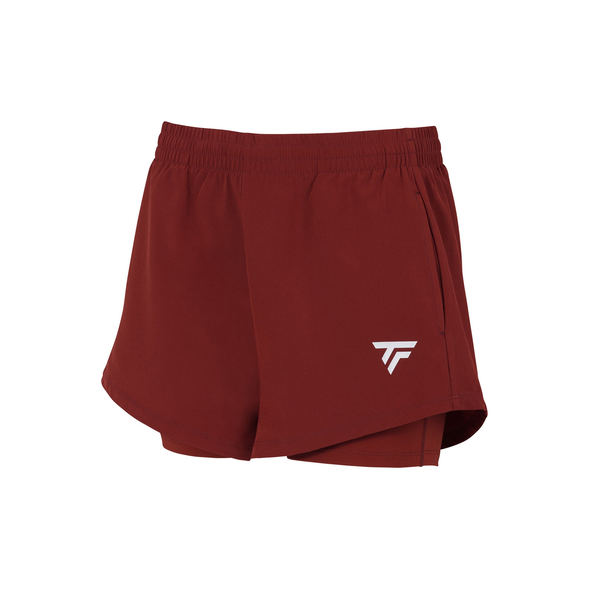 Tecnifibre Team Short Voor Tennisballen Dames-Donkerrood