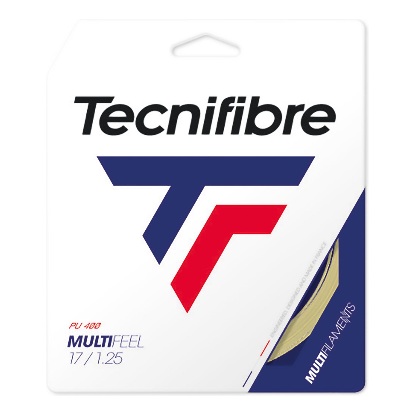 Tecnifibre Multifeel 12m Set Snaren-Natuurlijke Kleuren
