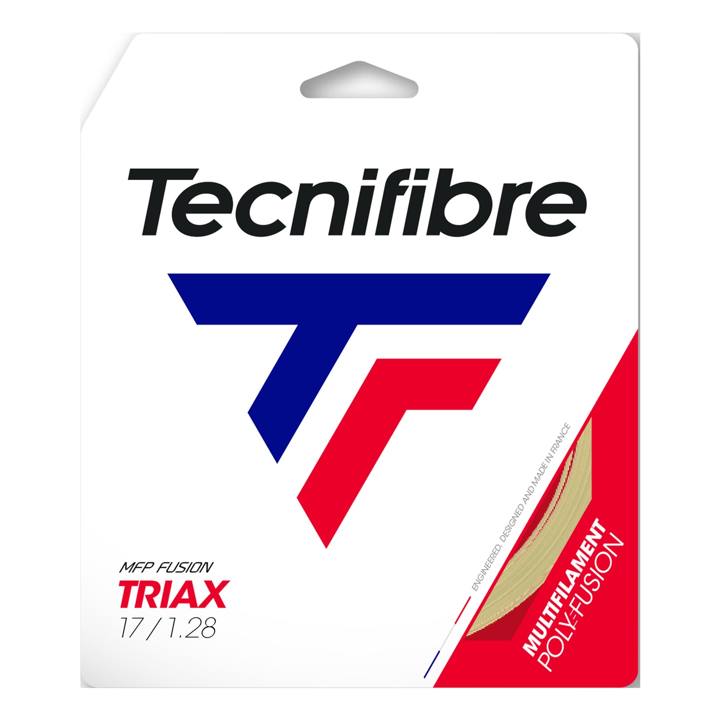 Tecnifibre Triax Set Snaren 12m-Natuurlijke Kleuren