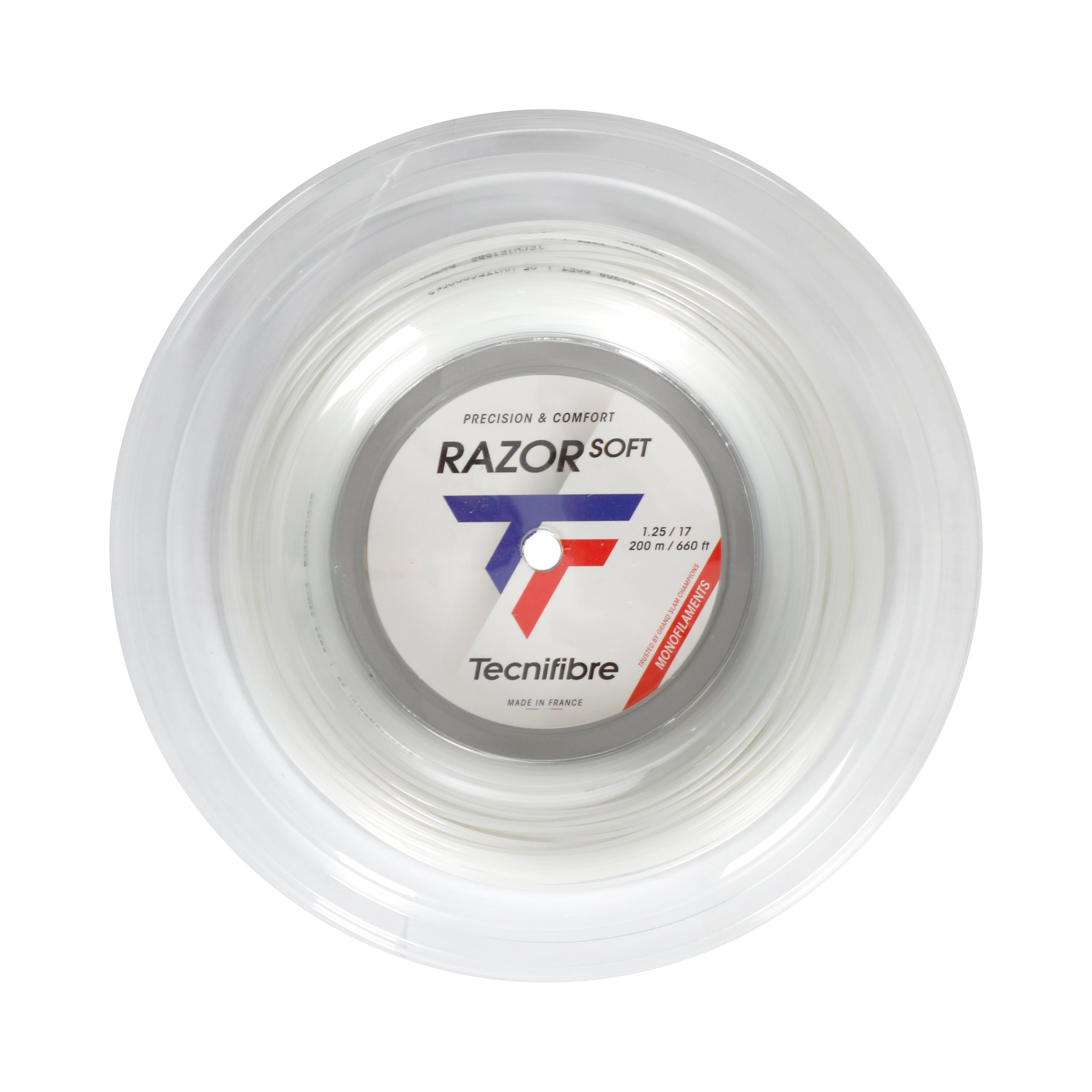Tecnifibre Razor Soft 200m Rol Snaren-Wit