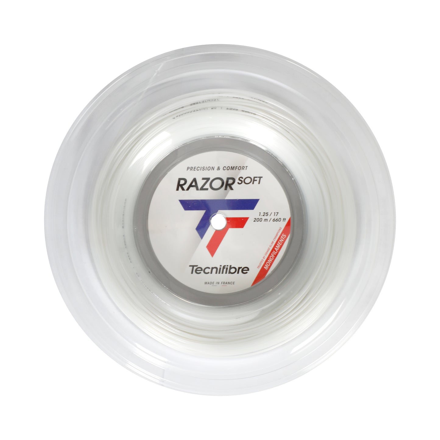 Tecnifibre Razor Soft 200m Rol Snaren-Wit