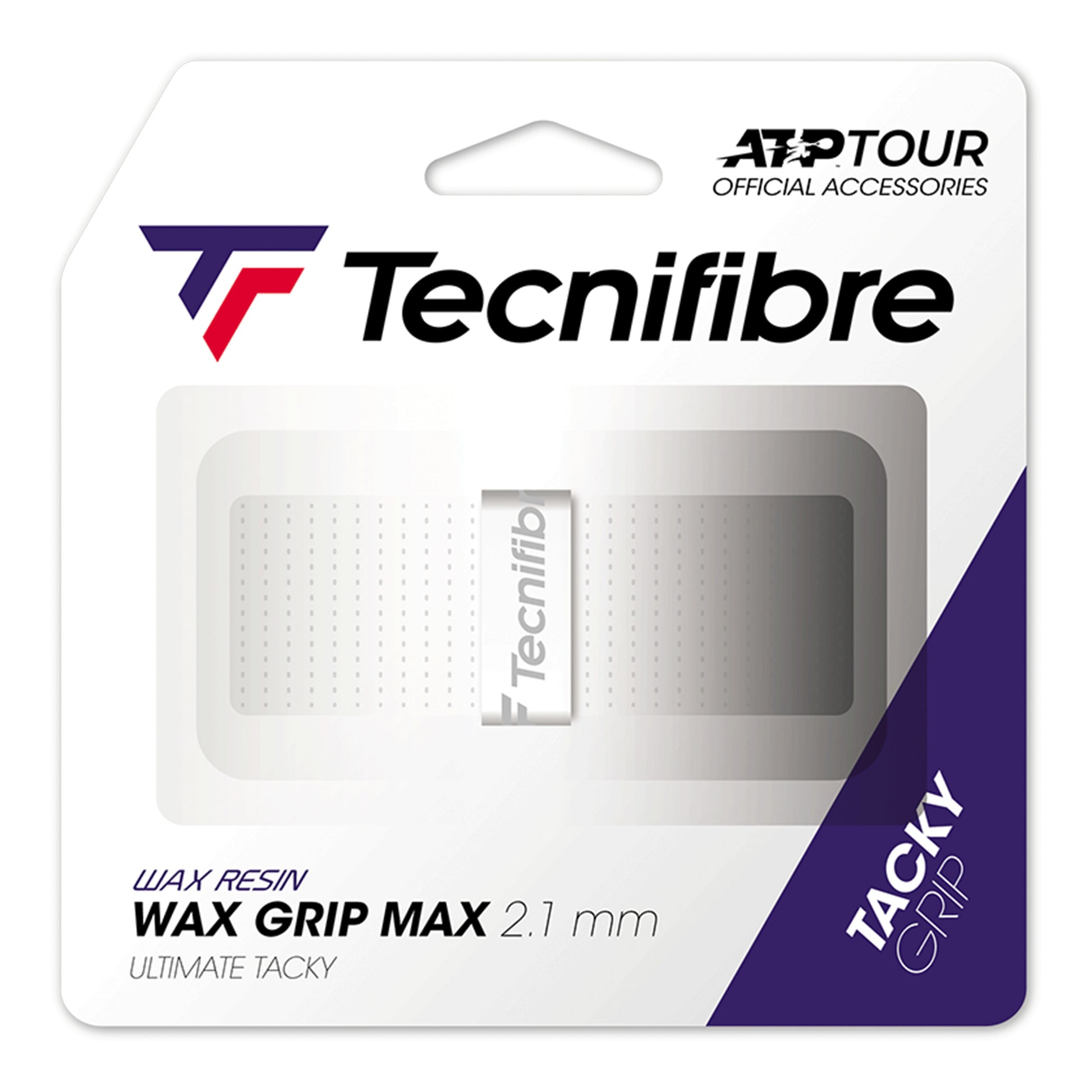 Tecnifibre Wax Max Grip Verpakking 1 Stuk-Wit