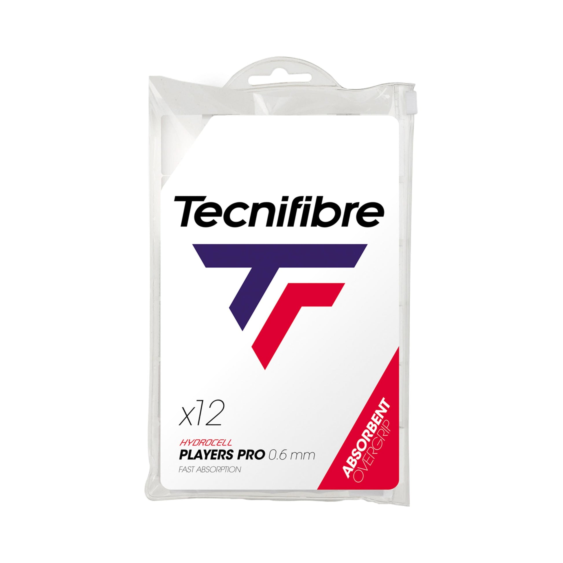 Tecnifibre Player Pro Feel Verpakking 12 stuks - wit