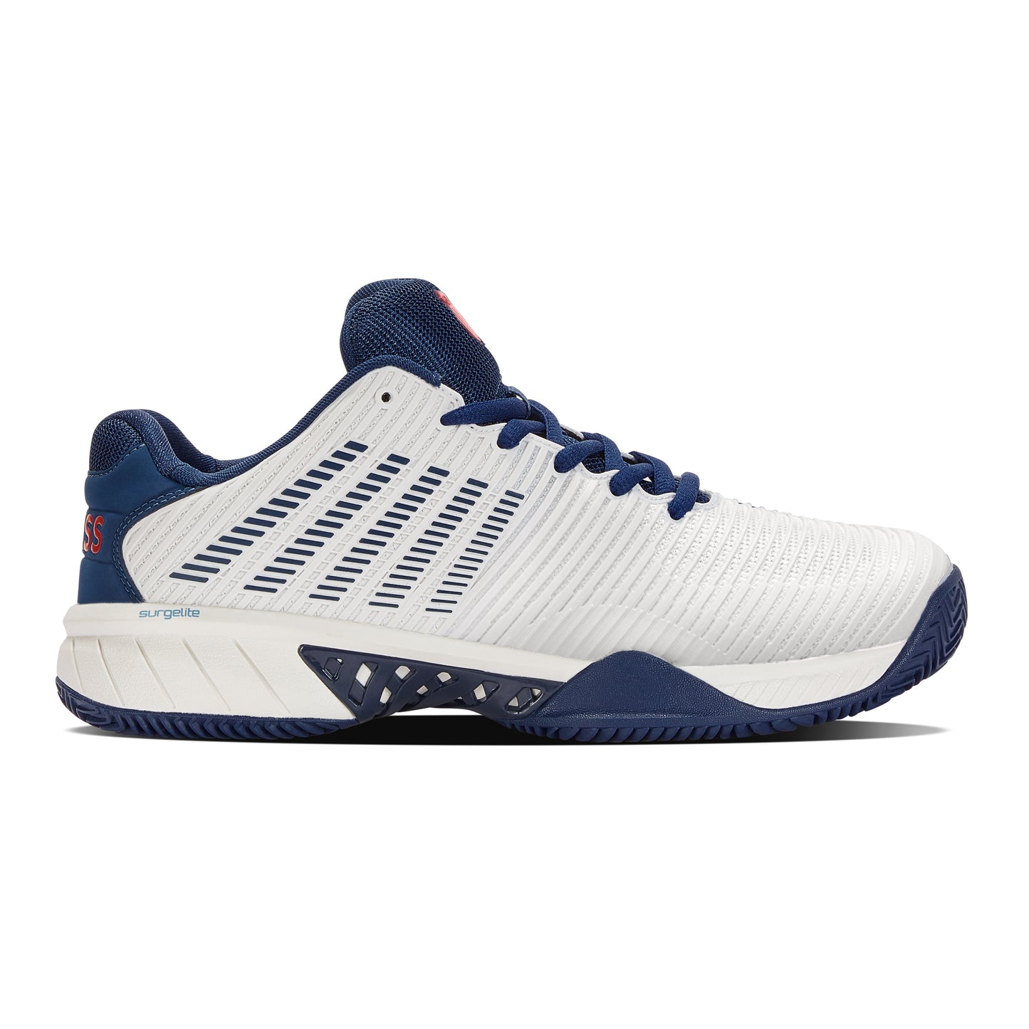 K-Swiss Hypercourt Express 2 Gravelschoen Heren - wit, donkerblauw