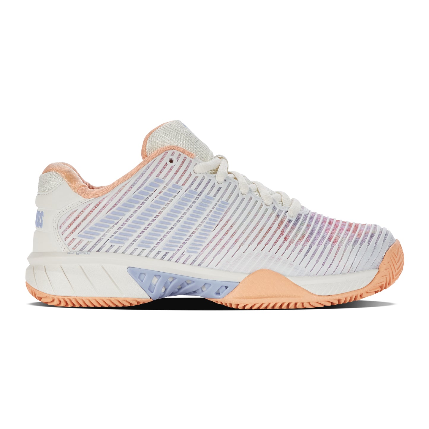 K-Swiss Hypercourt Express 2 CLAY Gravelschoen Dames-Wit,Abrikoos