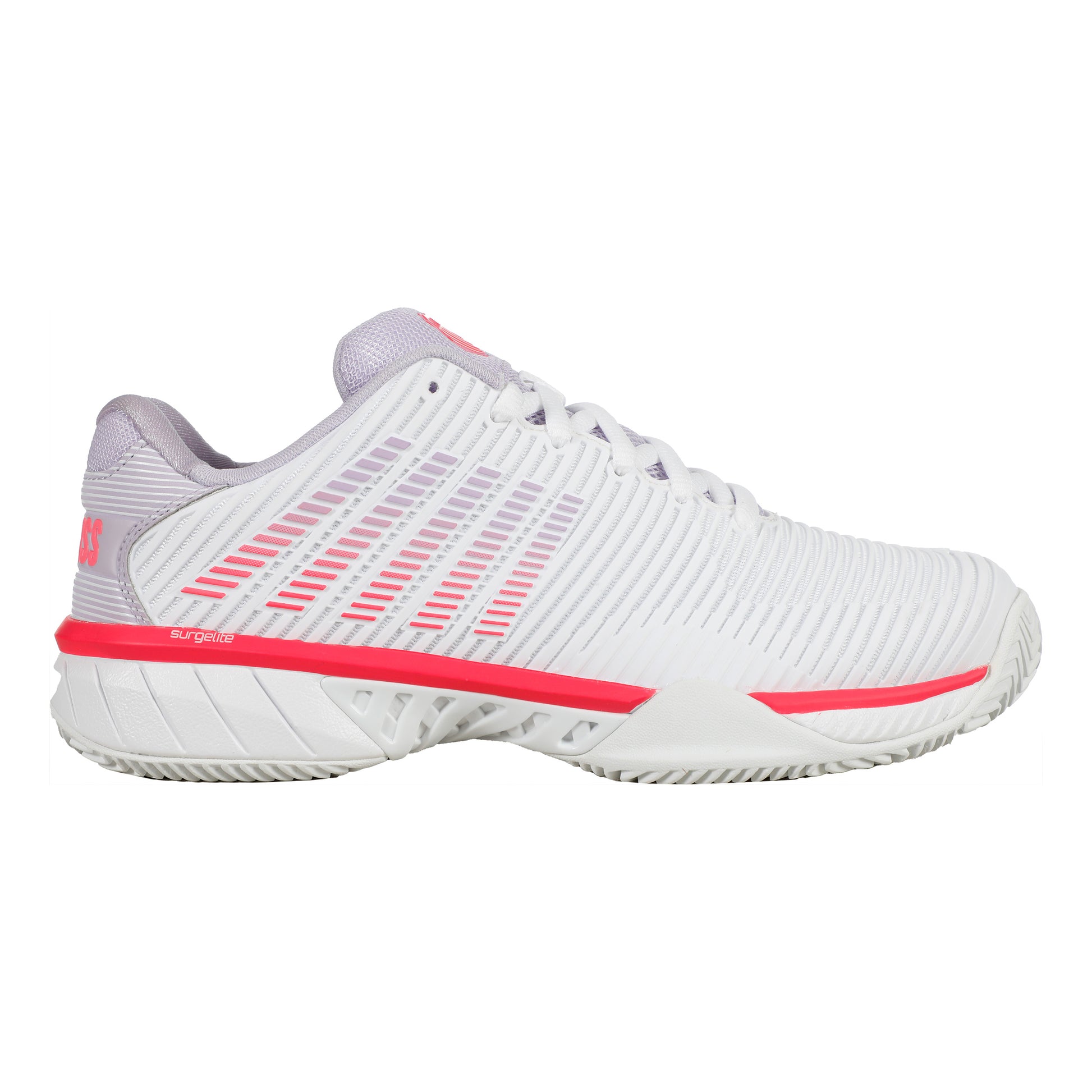 K-Swiss Hypercourt Express 2 Gravelschoen Dames-Wit,Koraal