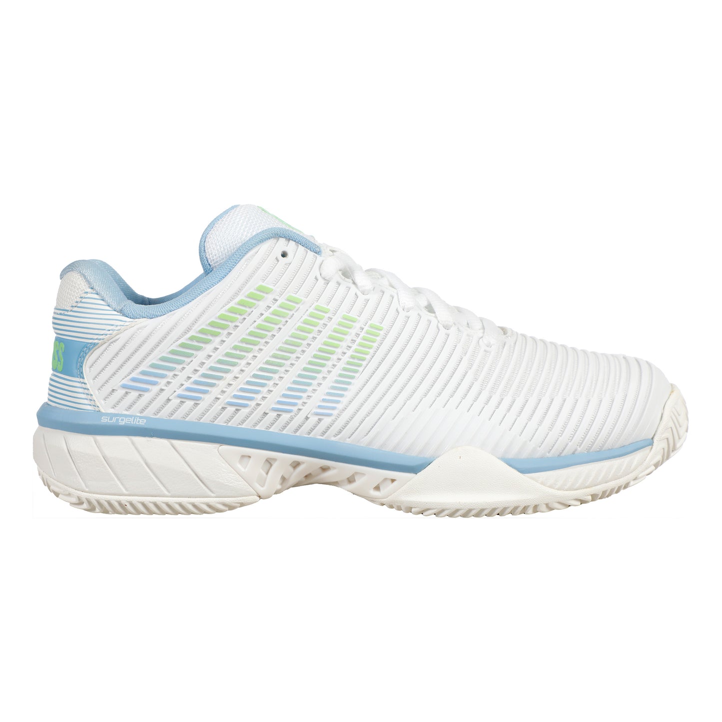 K-Swiss Hypercourt Express 2 Gravelschoen Dames-Wit,Lichtblauw