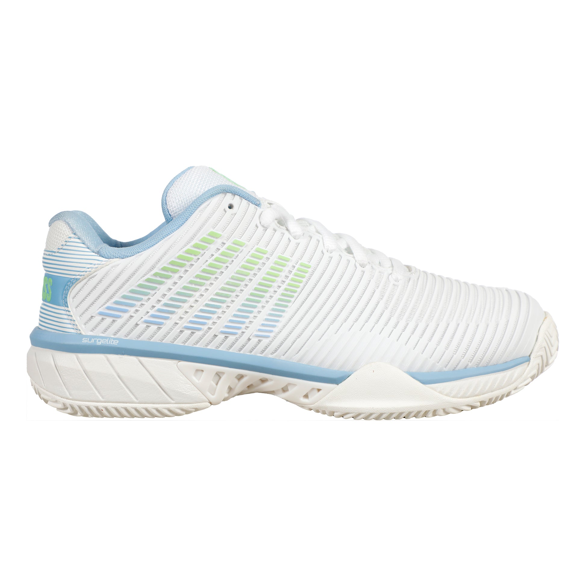 K-Swiss Hypercourt Express 2 Gravelschoen Dames-Wit,Lichtblauw