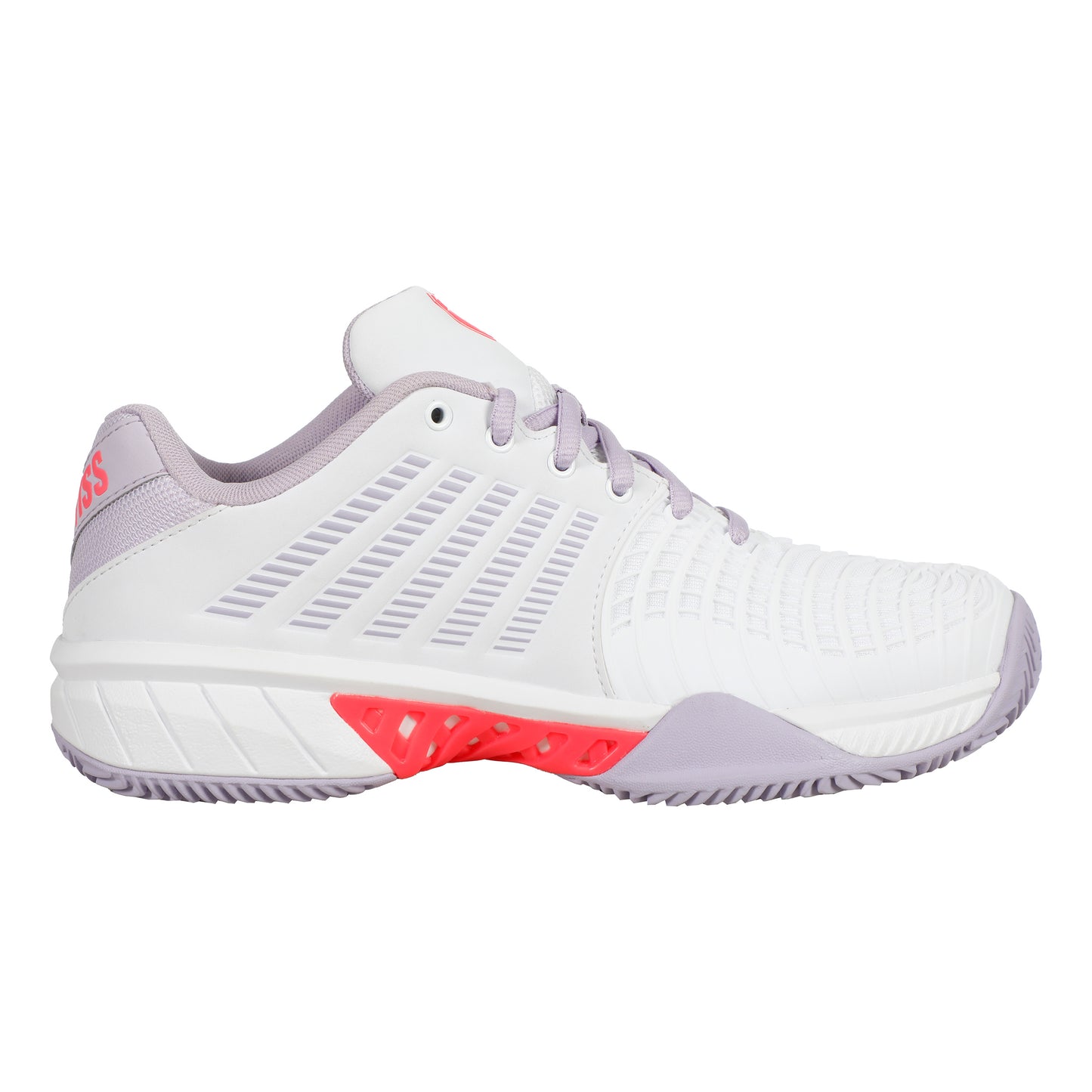 K-Swiss Express Light 3 Gravelschoen Dames - wit, mauve