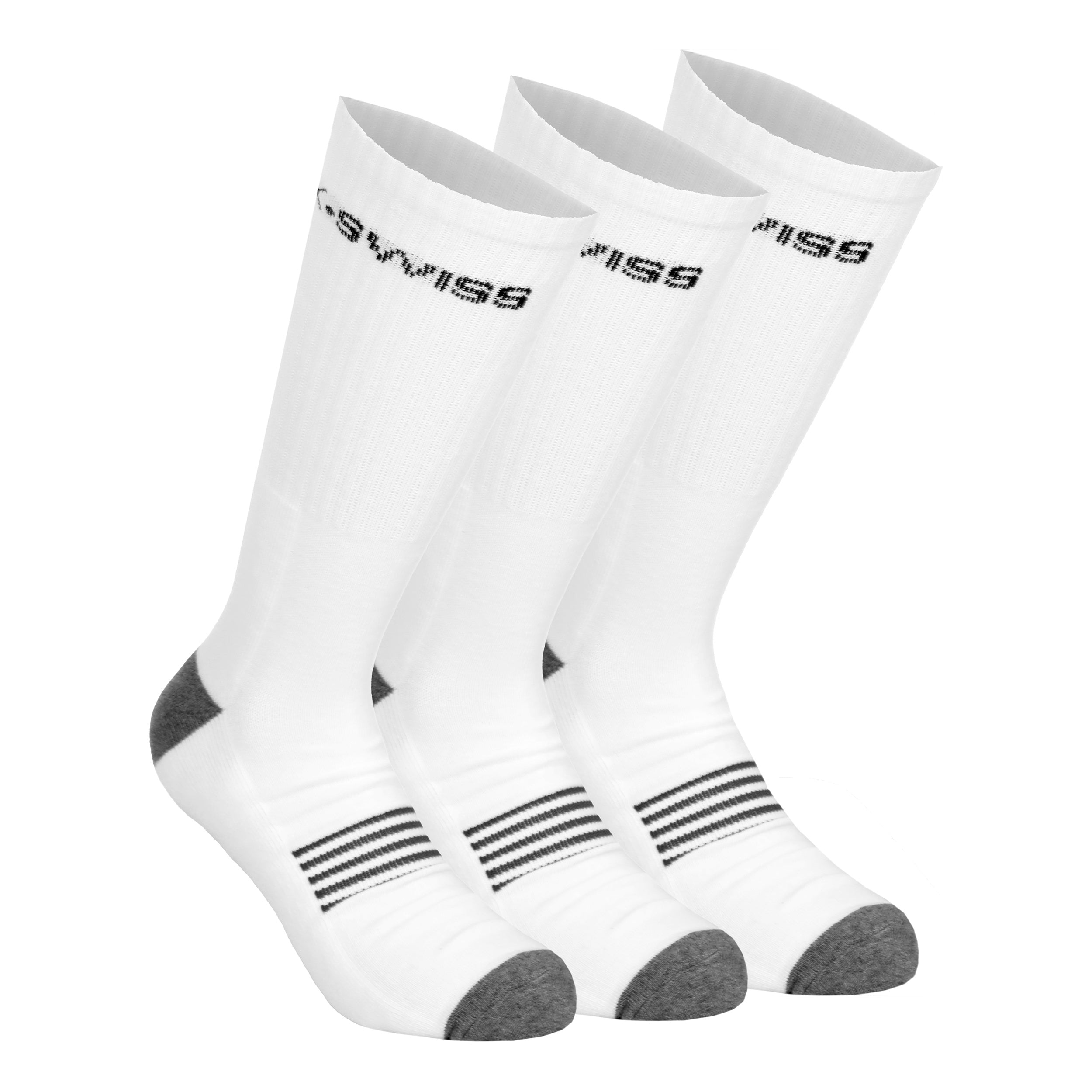K-Swiss Tennissokken - Verpakking 3 stuks Unisex-wit, zwart