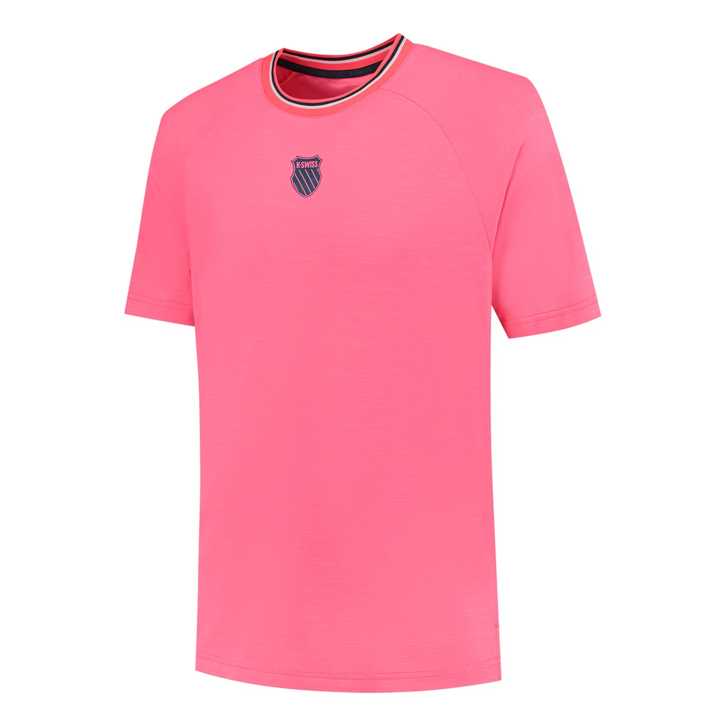 K-Swiss Hypercourt Melange T-shirt Heren-Pink
