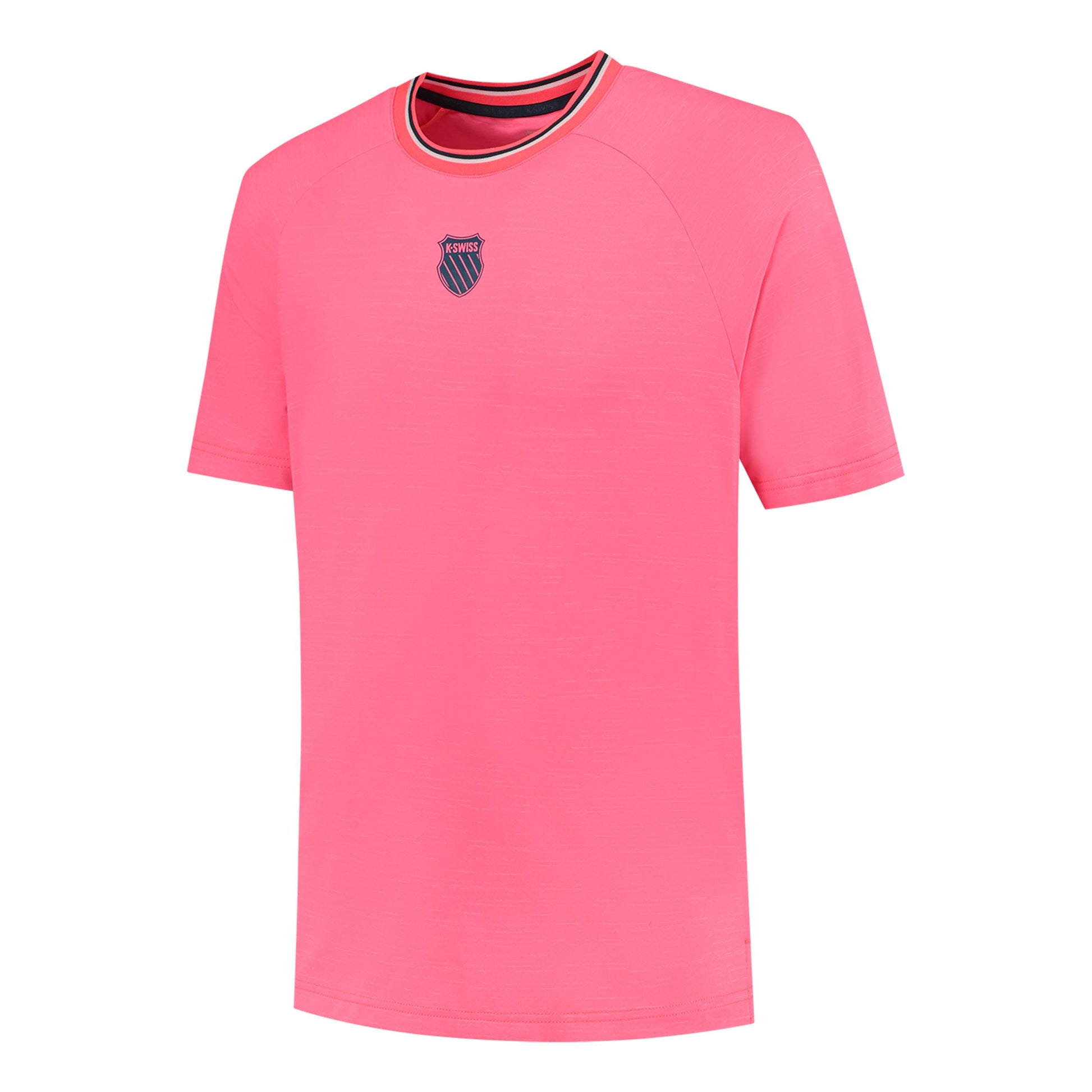 K-Swiss Hypercourt Melange T-shirt Heren-Pink